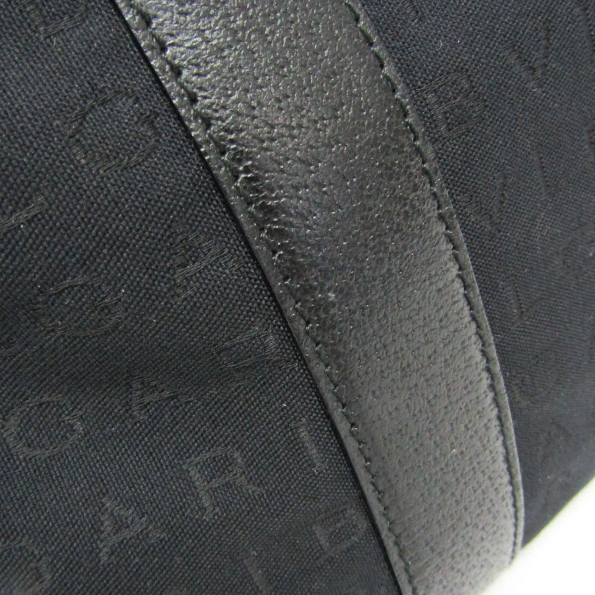 Bvlgari Bvlgari Logomania Women's Canvas,Leather Handbag Black Size ONE SIZE - 9 Thumbnail