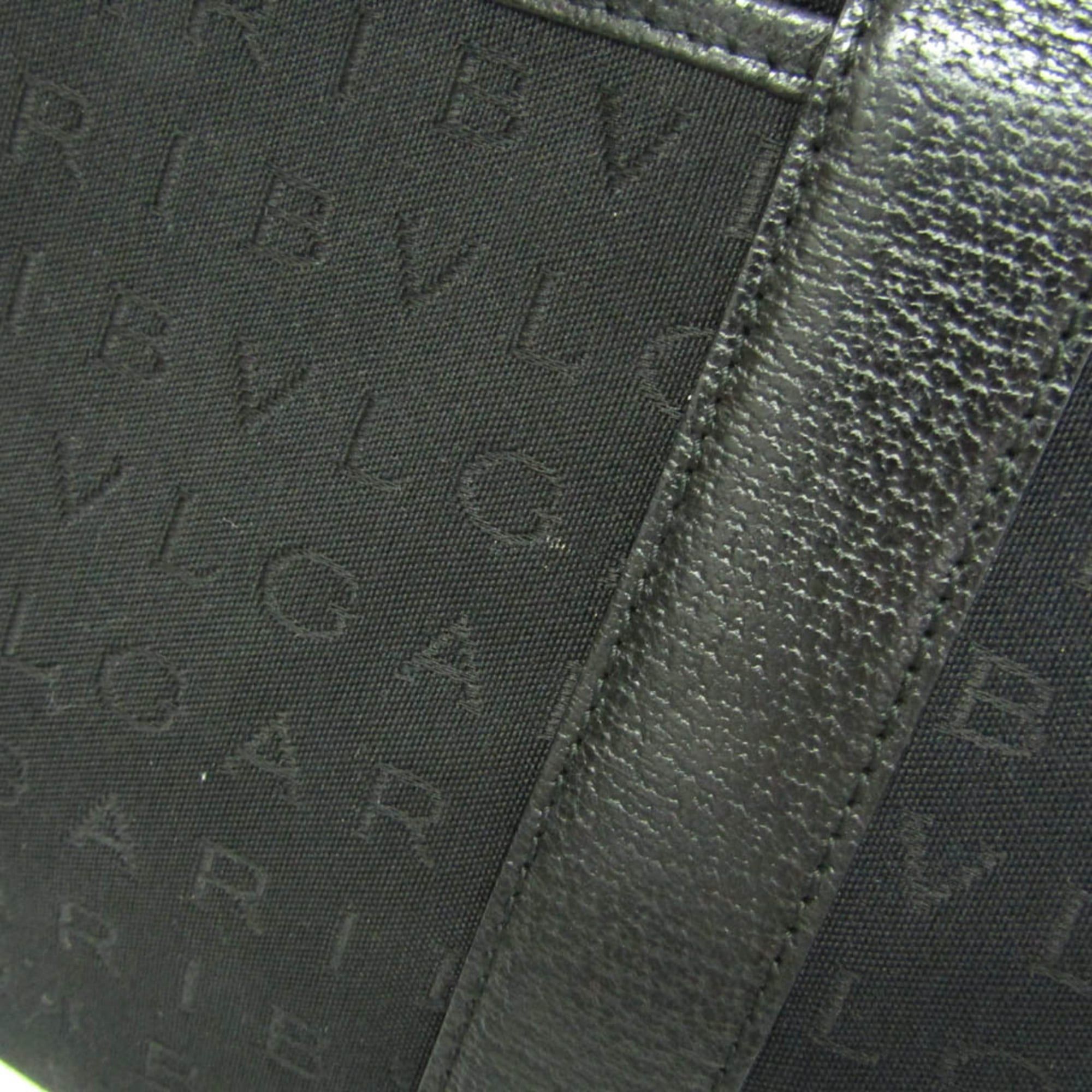 Bvlgari Bvlgari Logomania Women's Canvas,Leather Handbag Black Size ONE SIZE - 10 Thumbnail