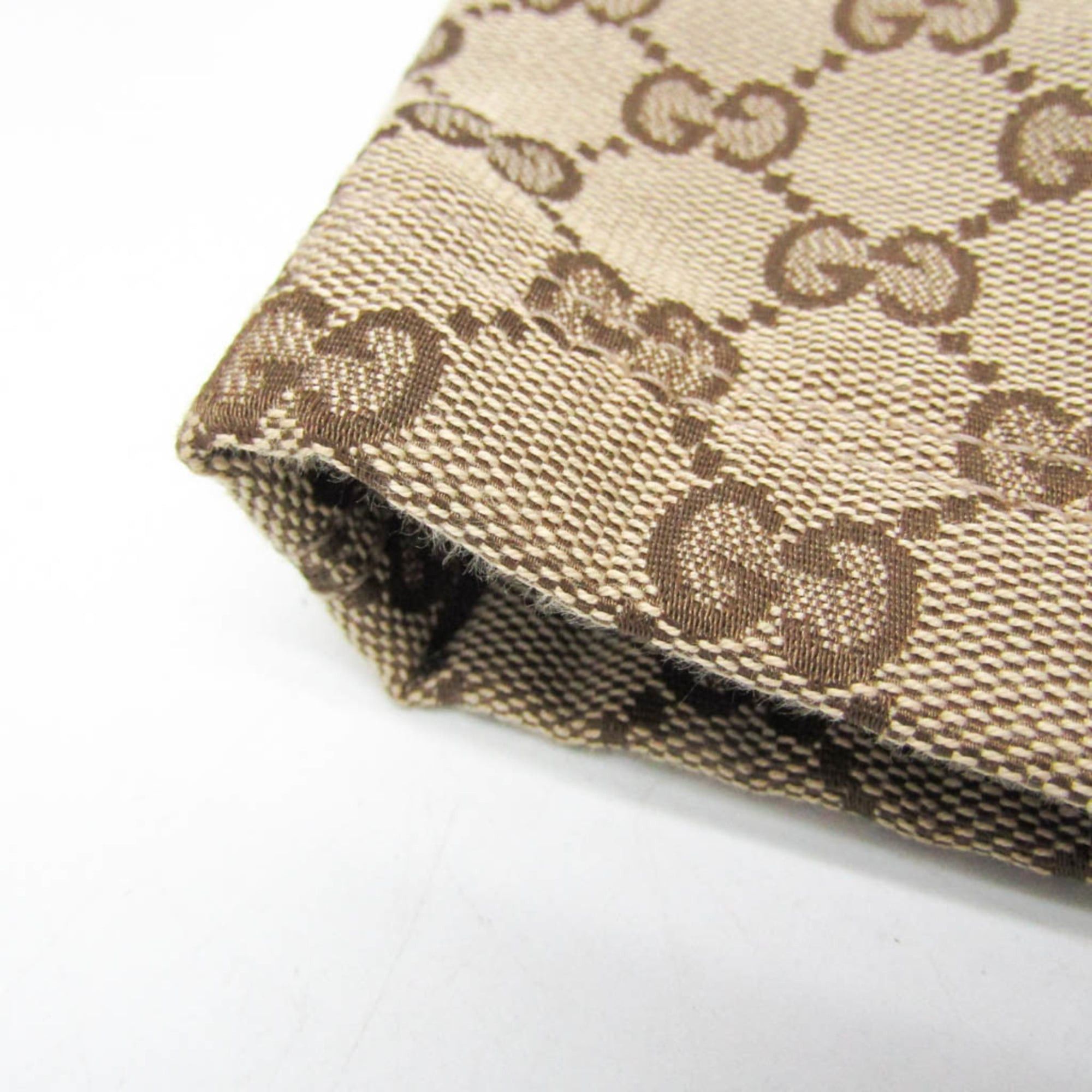Gucci Gucci GG Canvas Sherry Line 189669 Men,Women GG Canvas,Leather Tote Bag Size ONE SIZE - 5 Thumbnail