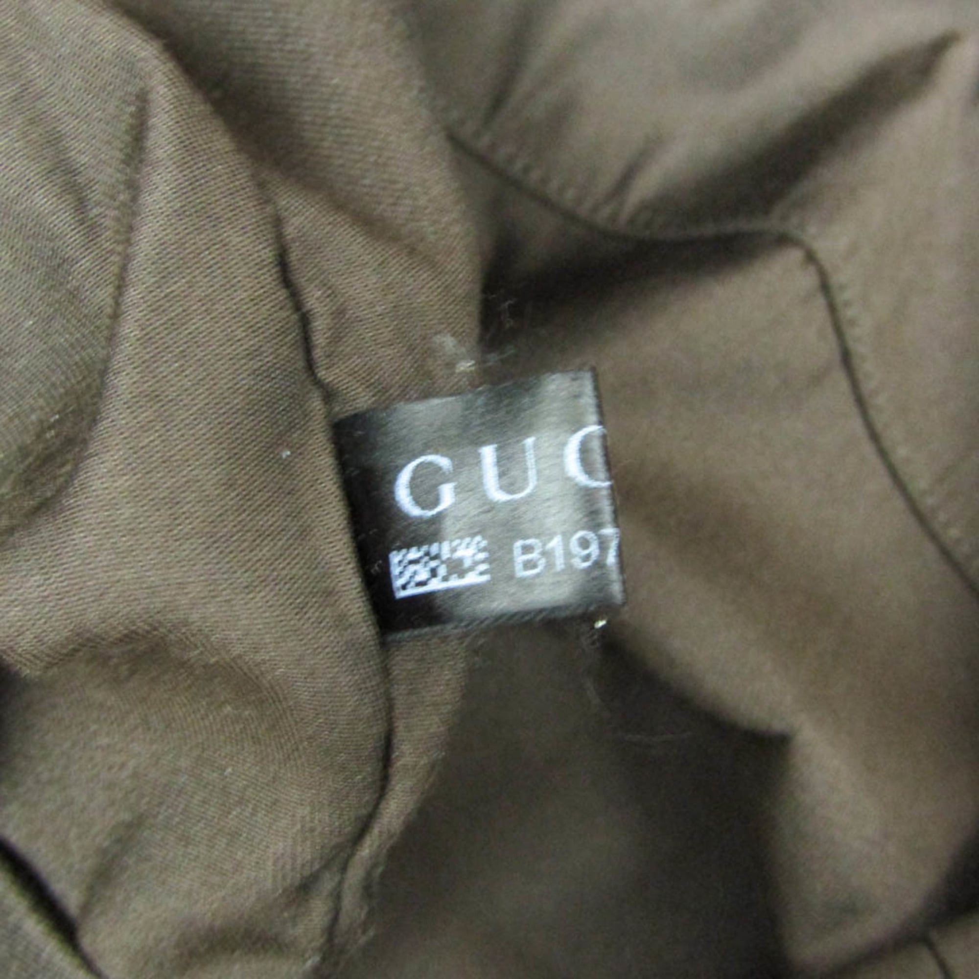 Gucci Gucci GG Canvas Sherry Line 189669 Men,Women GG Canvas,Leather Tote Bag Size ONE SIZE - 13 Thumbnail