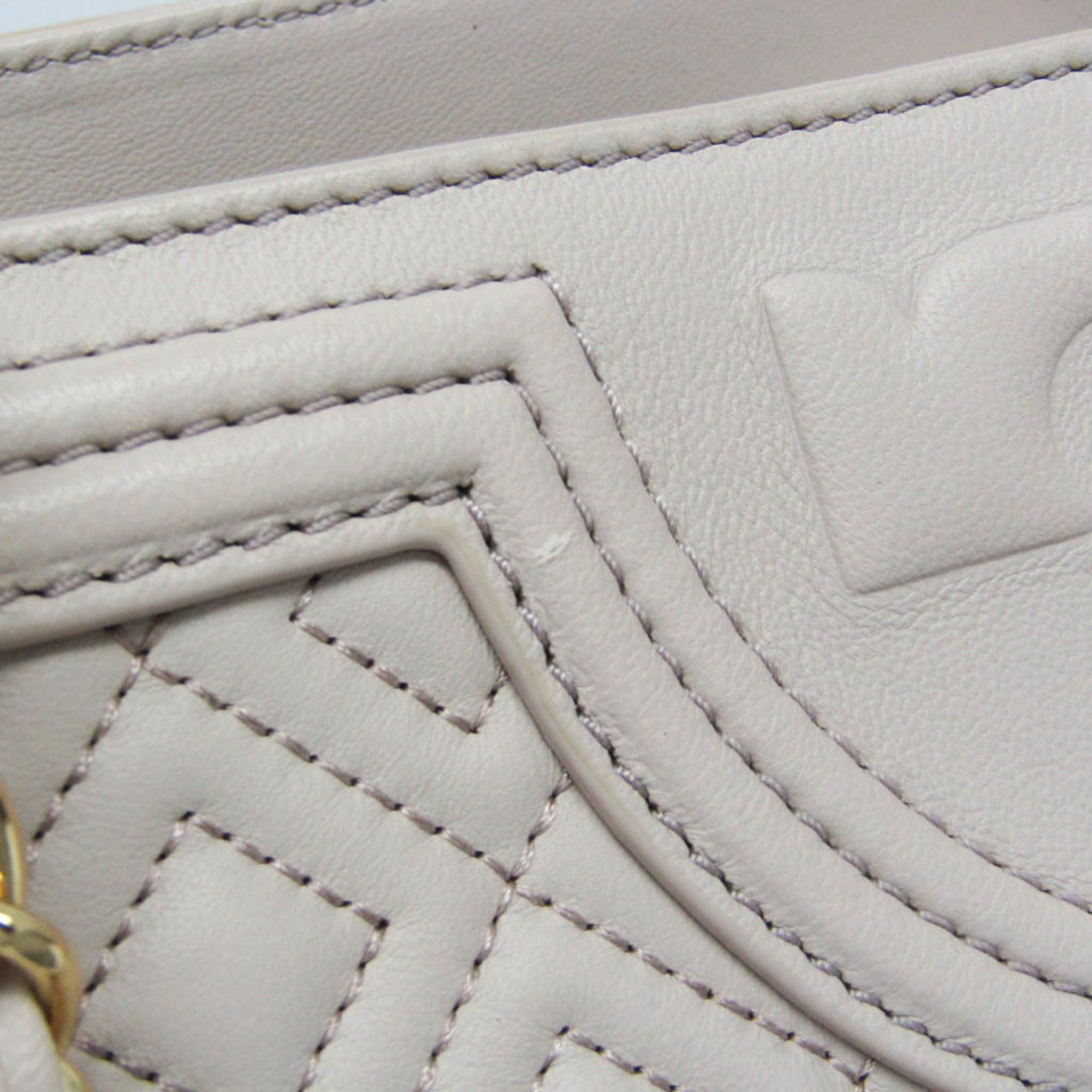 Tory Burch Tory Burch Fleming Chain Shoulder Tote Women's Leather Tote Bag Light Pink Size ONE SIZE - 7 Thumbnail