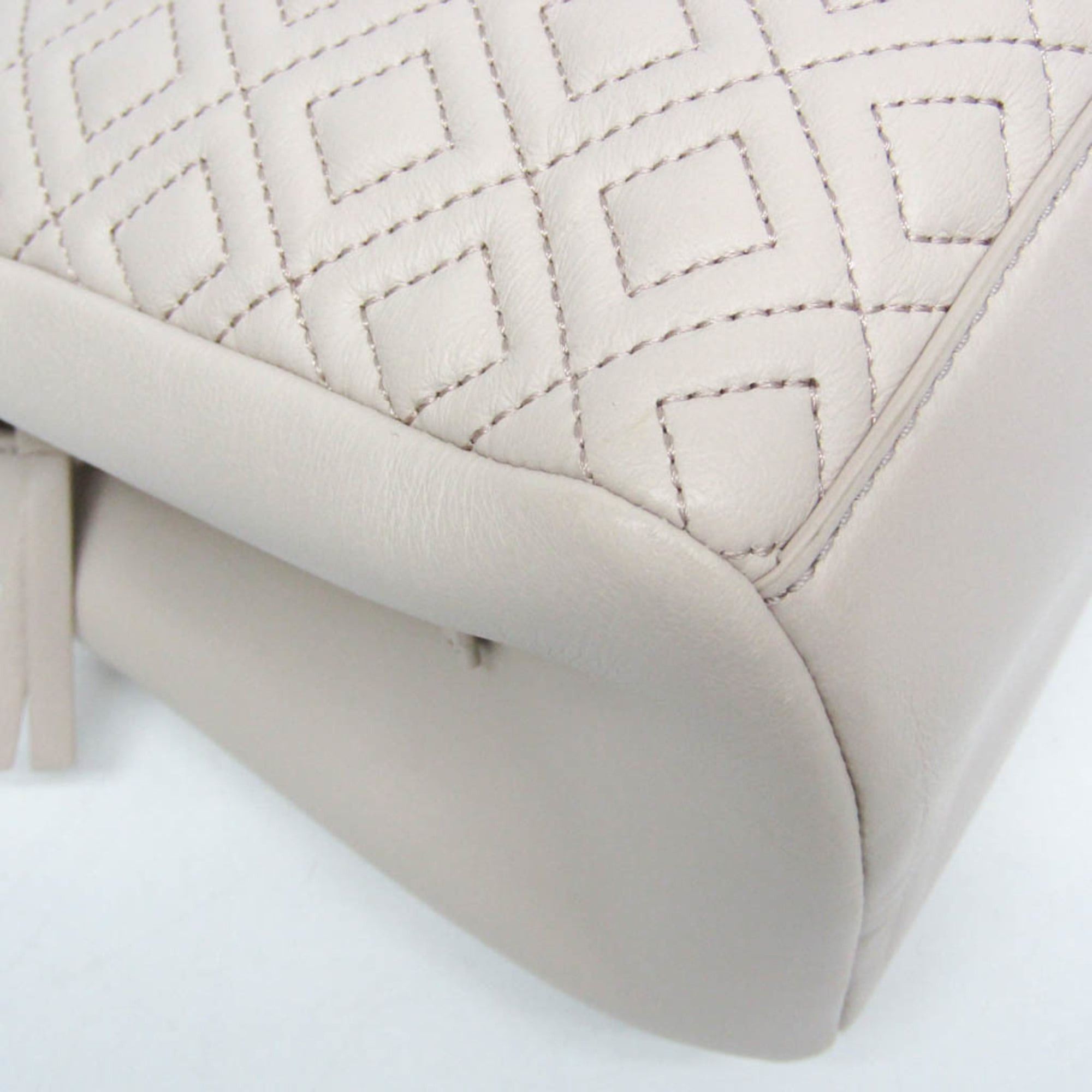 Tory Burch Tory Burch Fleming Chain Shoulder Tote Women's Leather Tote Bag Light Pink Size ONE SIZE - 5 Thumbnail