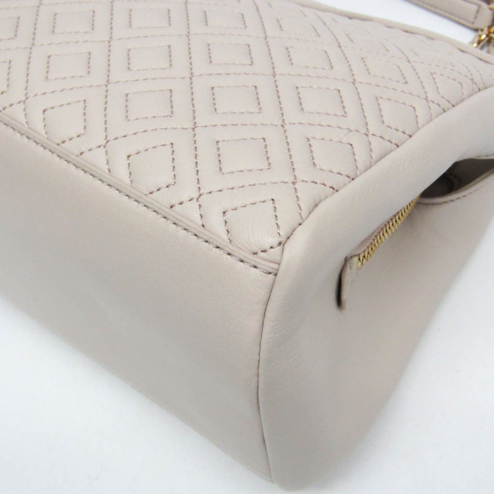 Tory Burch Tory Burch Fleming Chain Shoulder Tote Women's Leather Tote Bag Light Pink Size ONE SIZE - 4 Thumbnail
