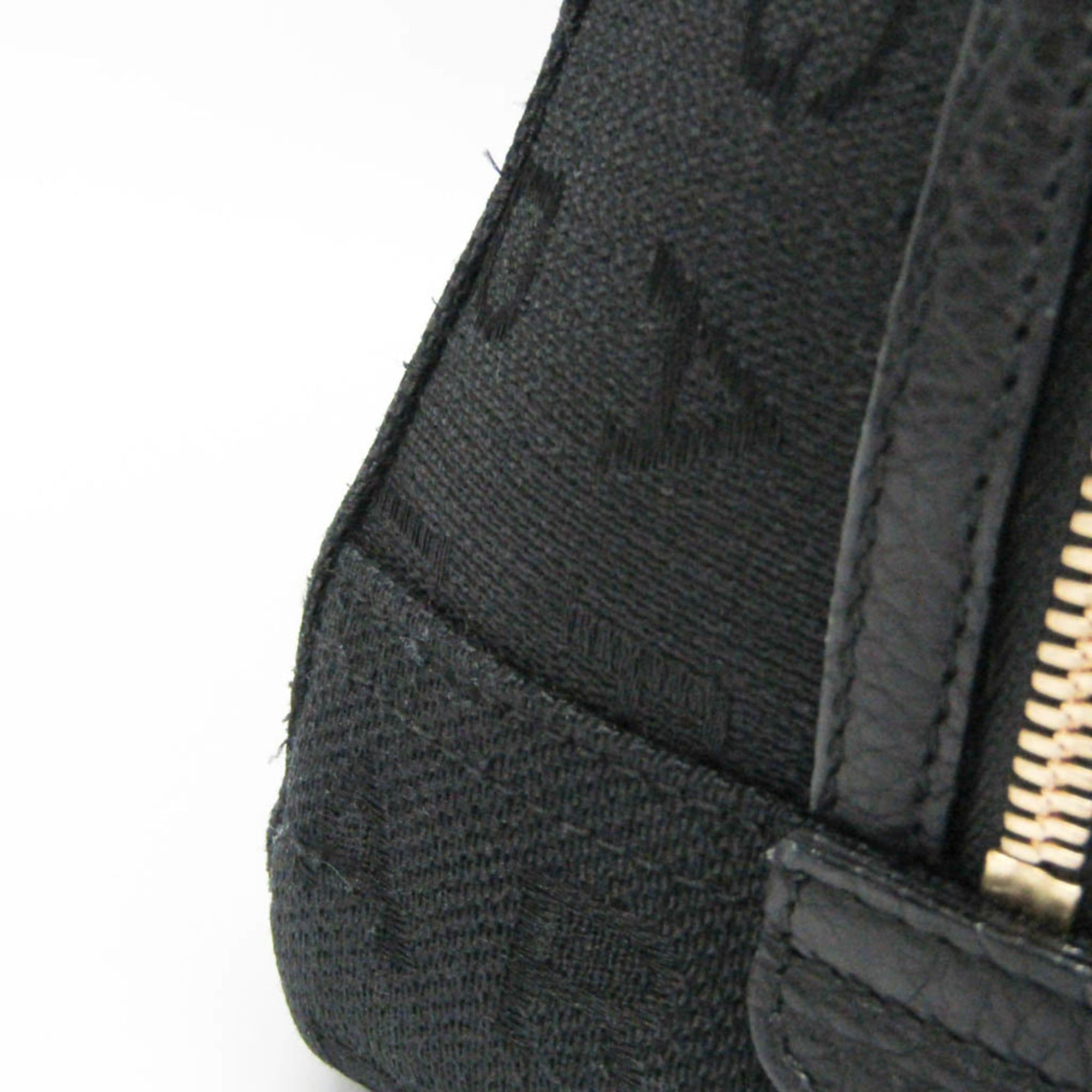 Bvlgari Bvlgari Logomania Women's Canvas,Leather Handbag Black Size ONE SIZE - 7 Thumbnail