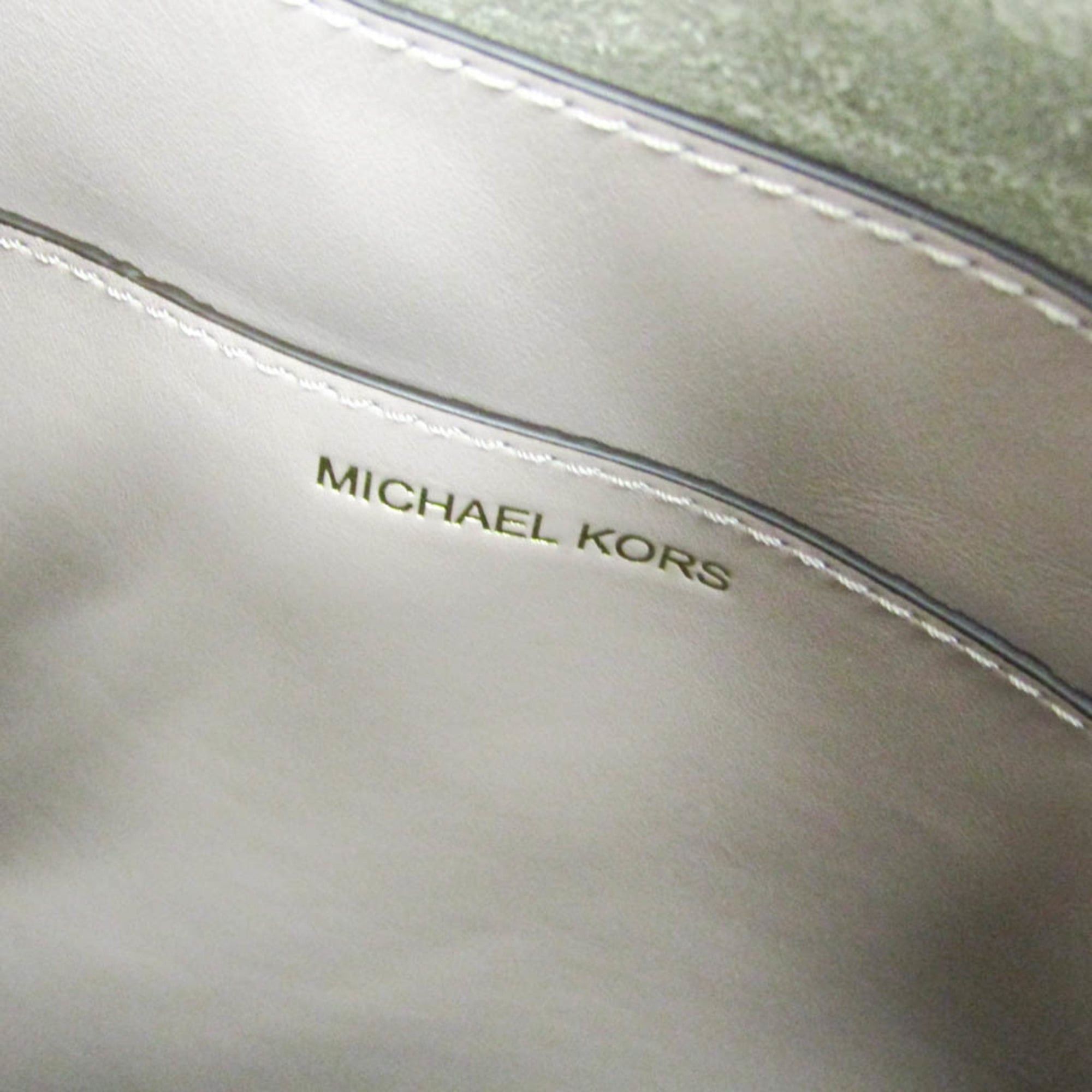 Michael Kors Michael Kors Sinclair Pleated Shopper Tote Large 30F1G5ST9V Women's PVC Tote Bag Pink Size ONE SIZE - 13 Thumbnail