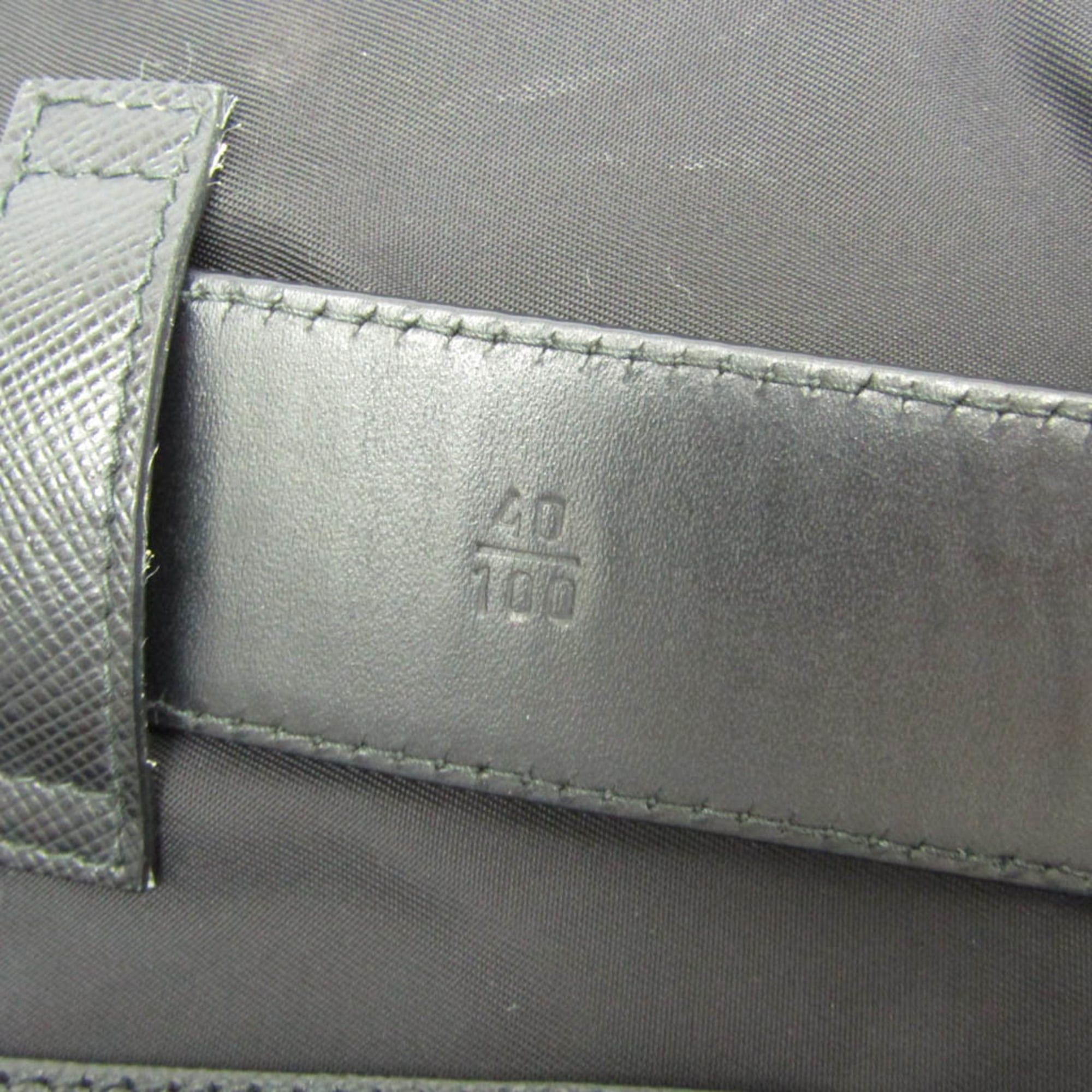Prada Prada Tessuto Belt Pouch Men,Women Leather Fanny Pack Black Size ONE SIZE - 19 Thumbnail