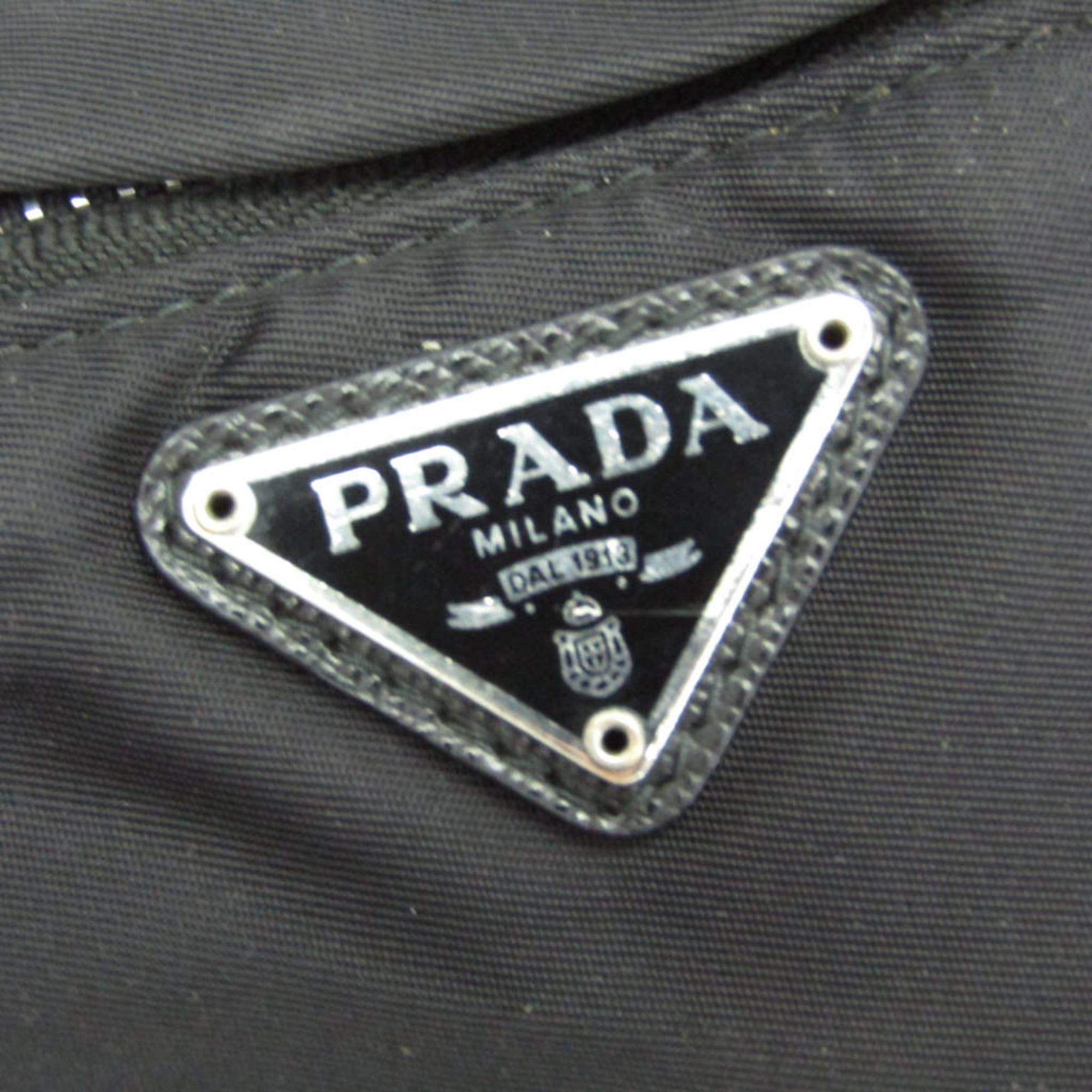 Prada Prada Tessuto Belt Pouch Men,Women Leather Fanny Pack Black Size ONE SIZE - 15 Thumbnail