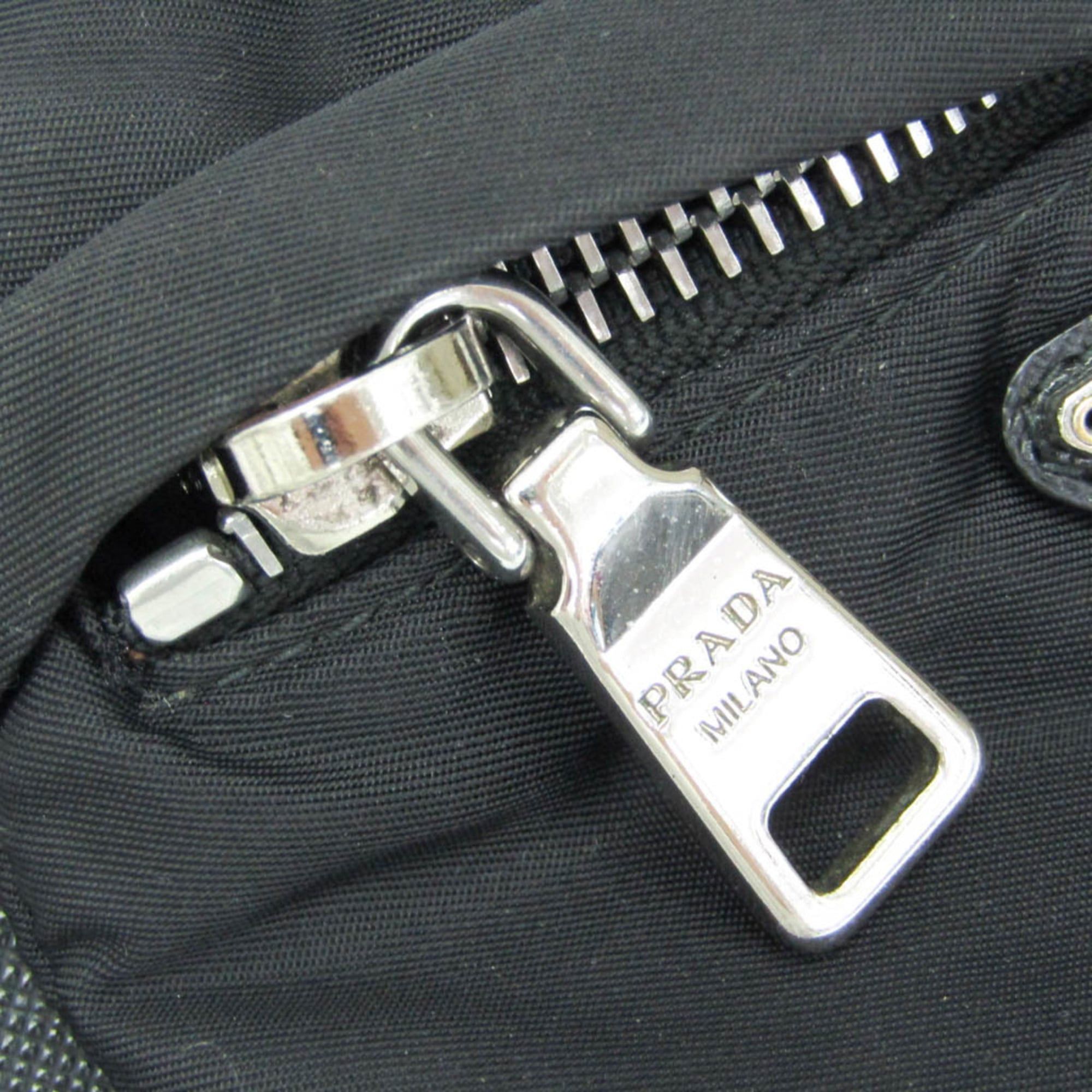 Prada Prada Tessuto Belt Pouch Men,Women Leather Fanny Pack Black Size ONE SIZE - 14 Thumbnail