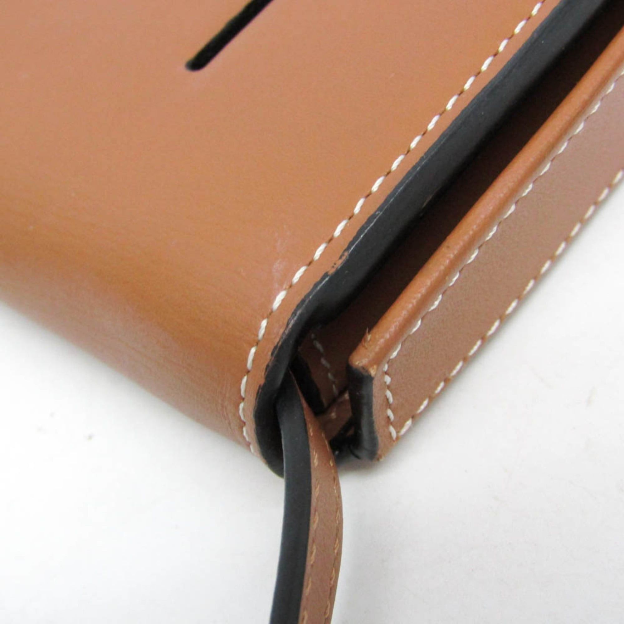 Loewe Loewe Heel Pouch Women's Leather Shoulder Bag Light Brown Size ONE SIZE - 8 Thumbnail