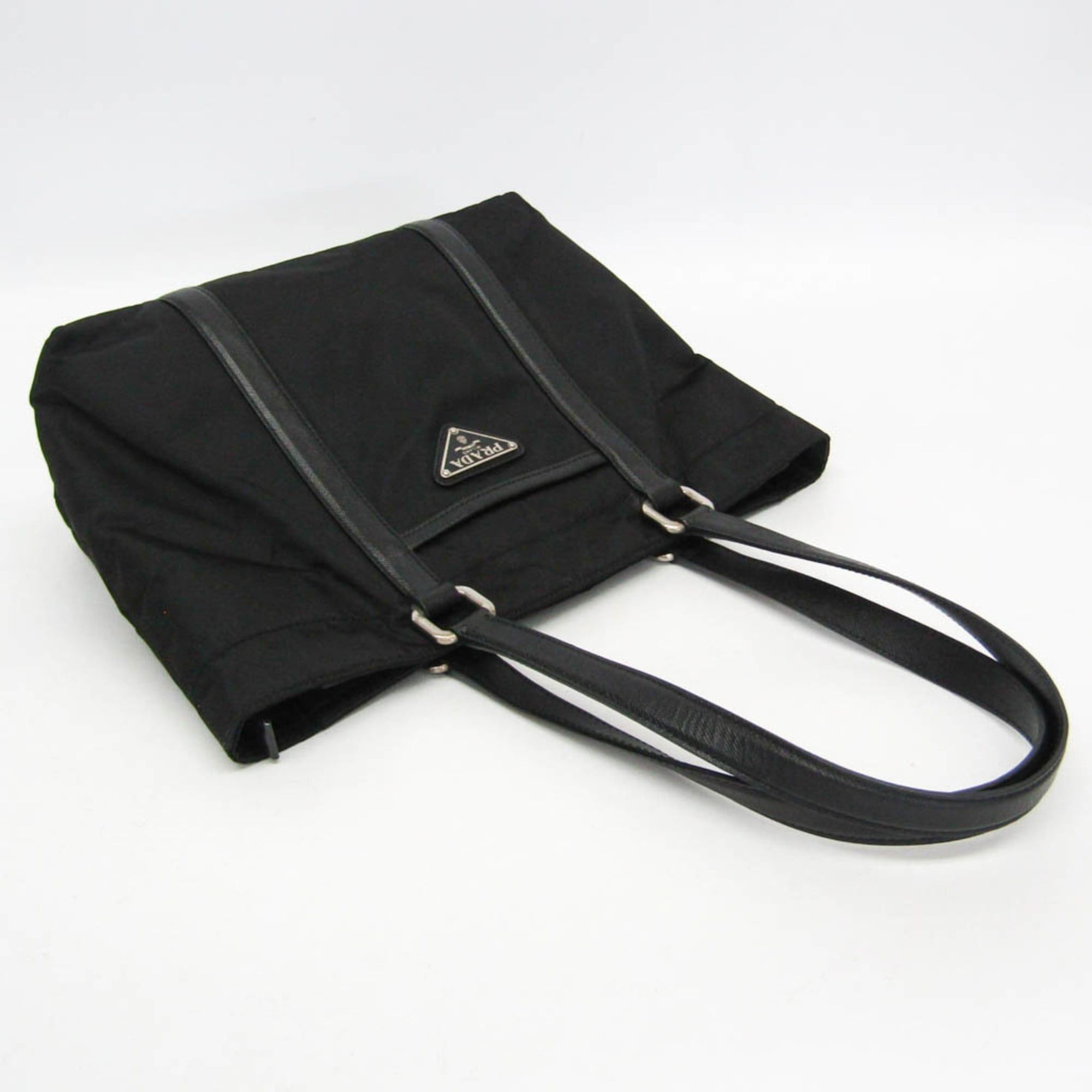 Prada Prada TESSUTO SAFFIAN BR2288 Men,Women Nylon,Leather Tote Bag Black,Nero Size ONE SIZE - 7 Thumbnail