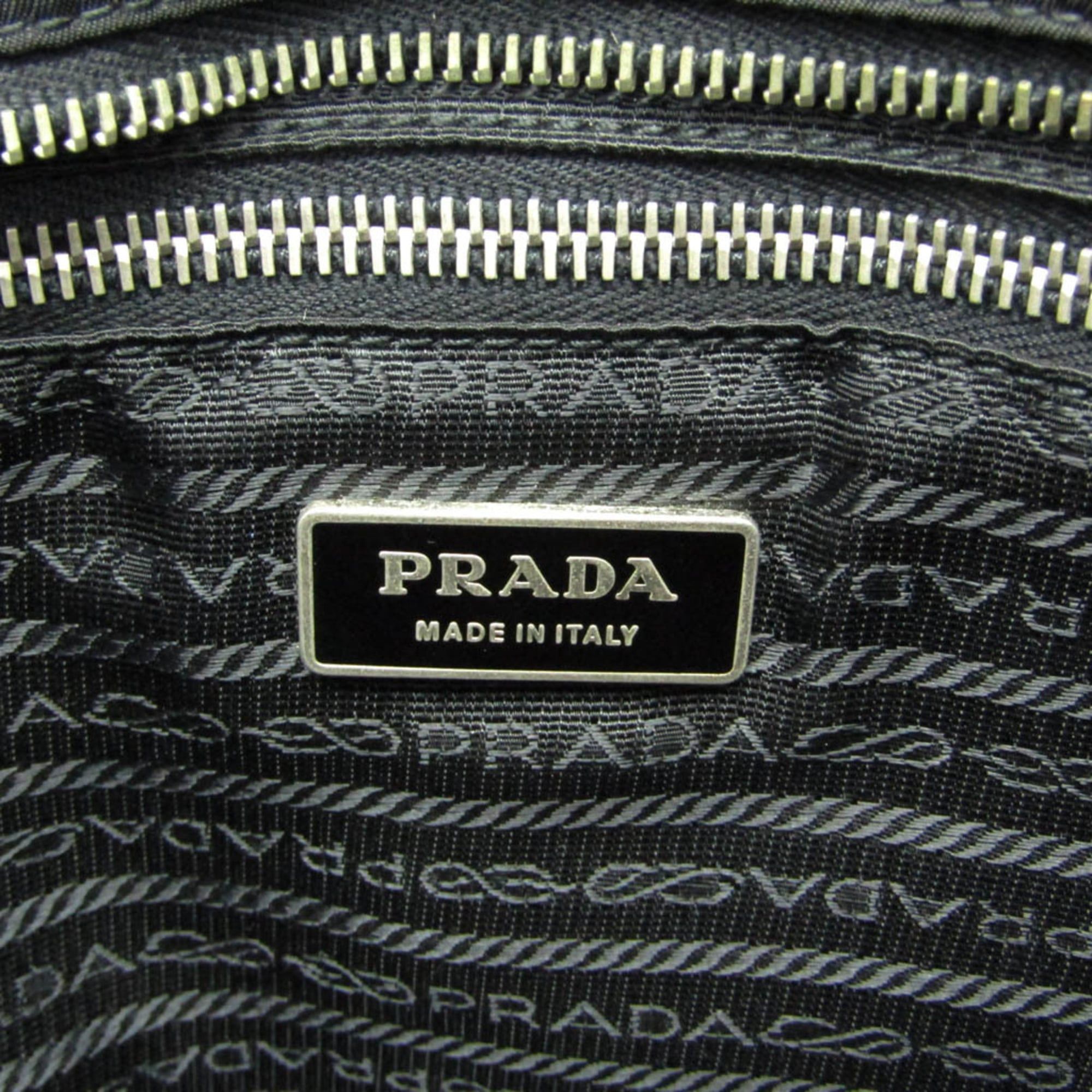 Prada Prada TESSUTO SAFFIAN BR2288 Men,Women Nylon,Leather Tote Bag Black,Nero Size ONE SIZE - 16 Thumbnail