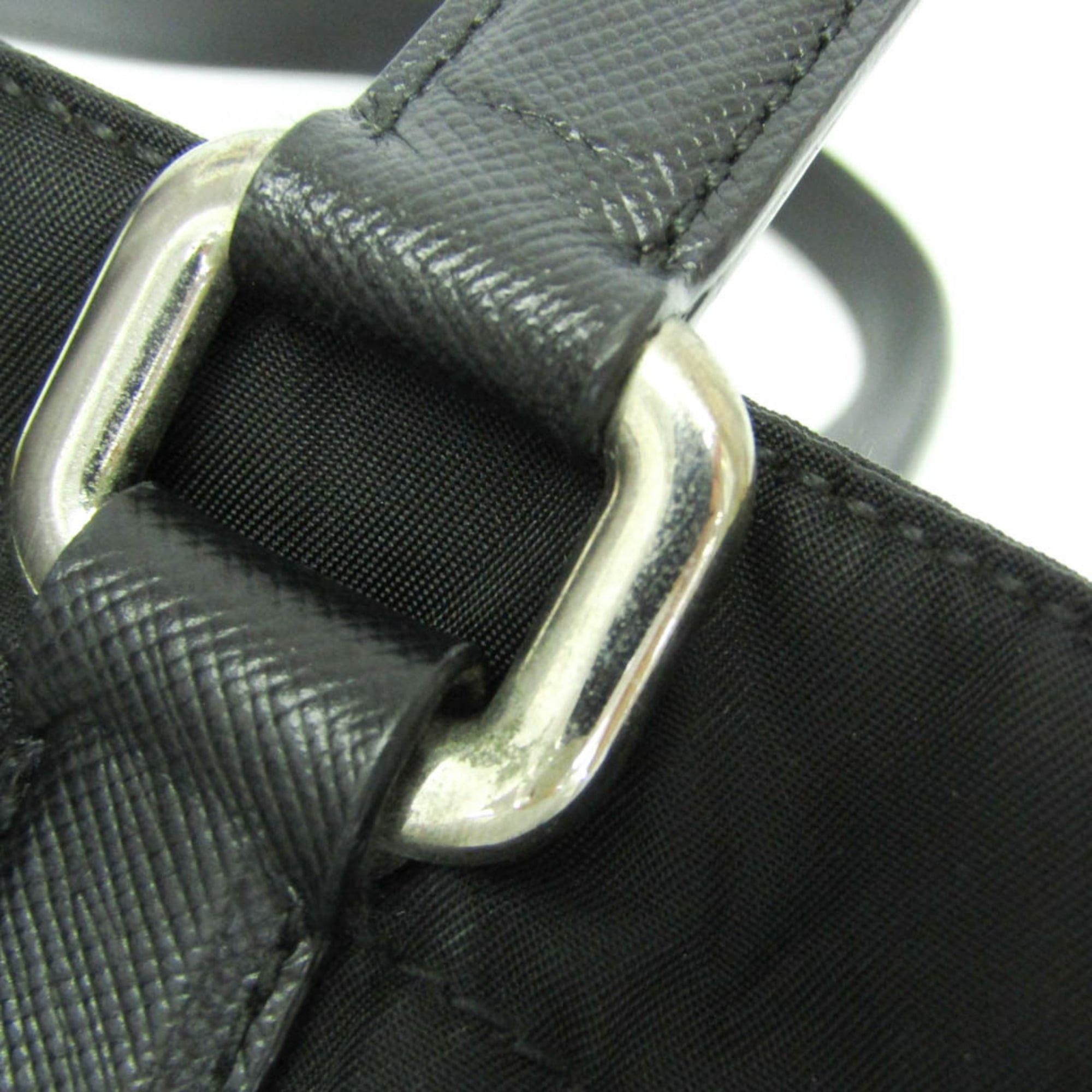Prada Prada TESSUTO SAFFIAN BR2288 Men,Women Nylon,Leather Tote Bag Black,Nero Size ONE SIZE - 10 Thumbnail