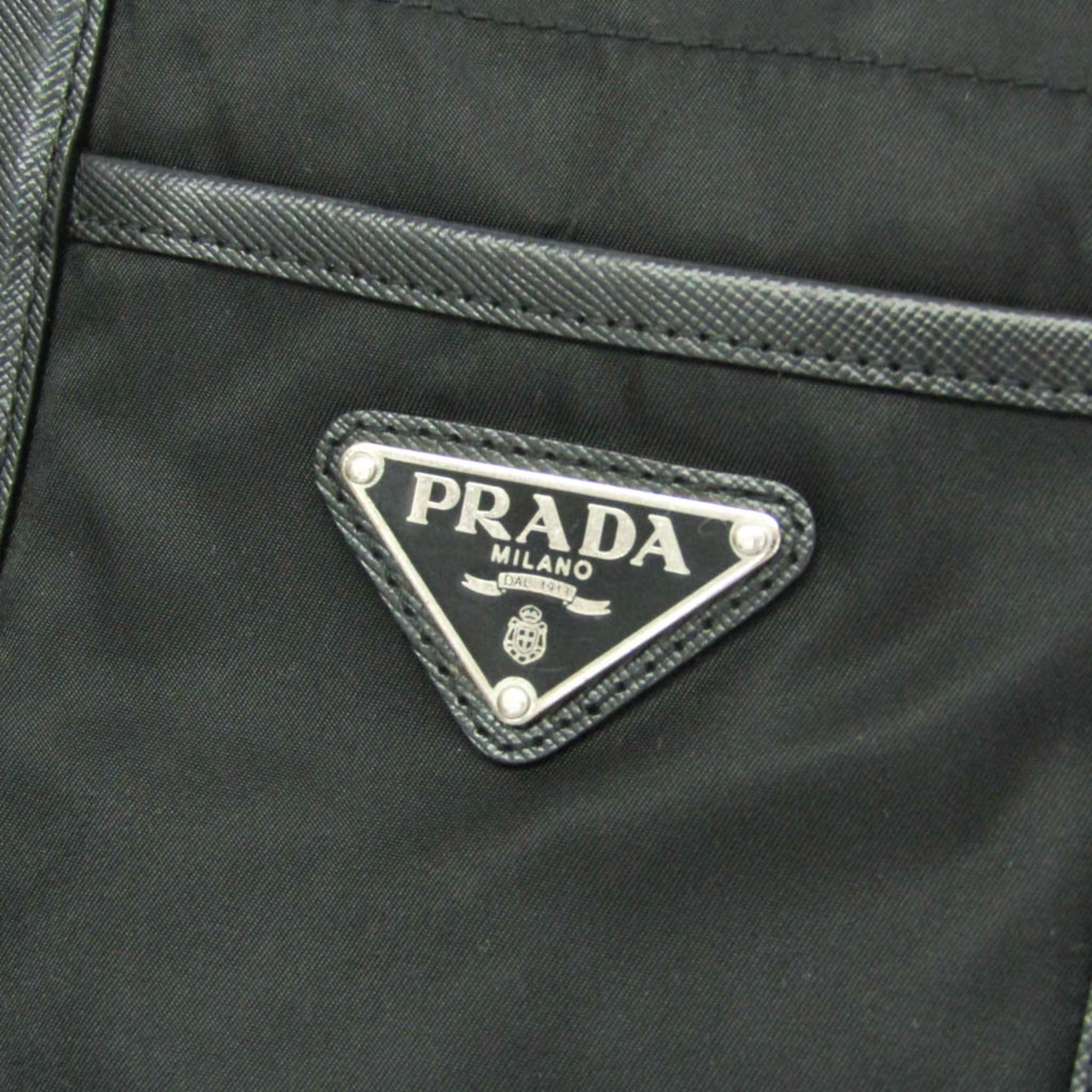 Prada Prada TESSUTO SAFFIAN BR2288 Men,Women Nylon,Leather Tote Bag Black,Nero Size ONE SIZE - 12 Thumbnail