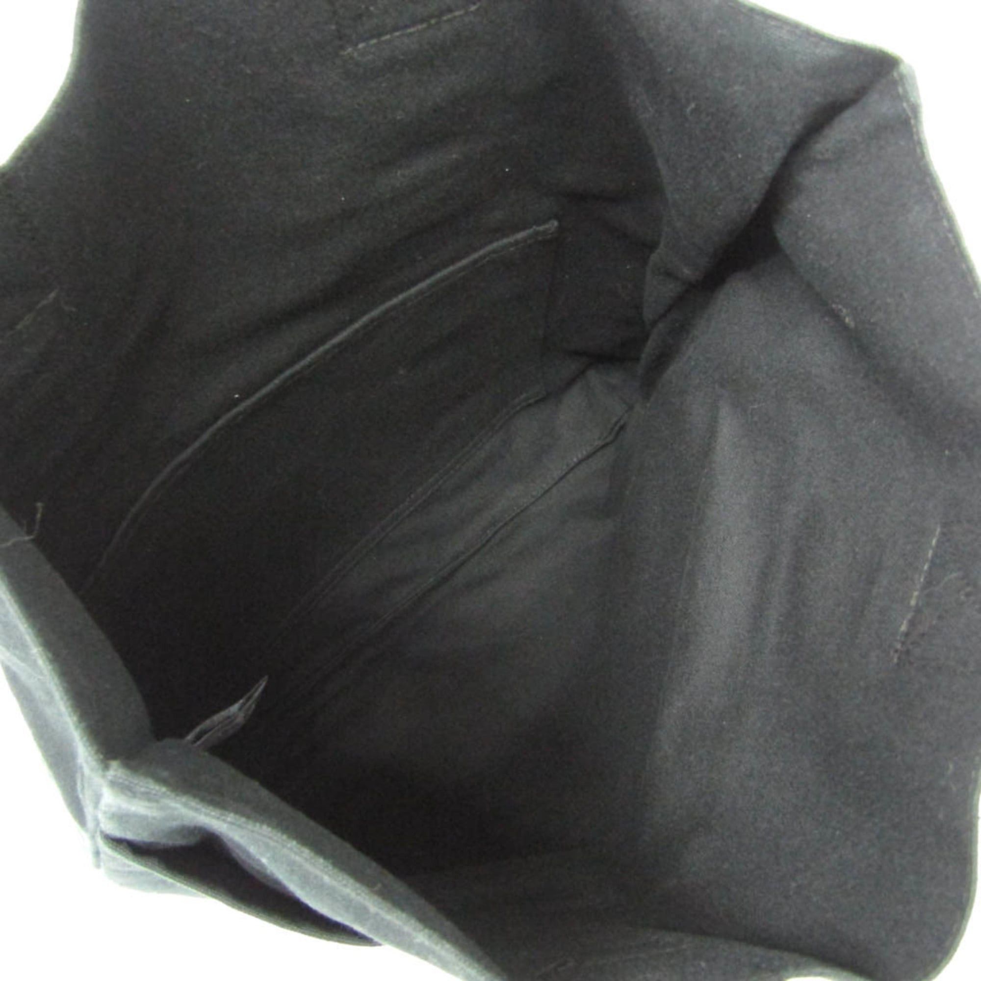 Hermes Hermes Fourre Tout Cabas Women,Men Cotton Canvas Tote Bag Black Size ONE SIZE - 3 Thumbnail