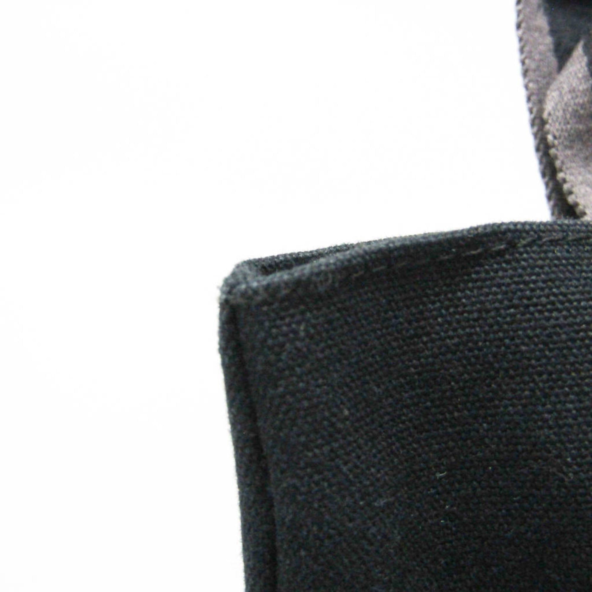 Hermes Hermes Fourre Tout Cabas Women,Men Cotton Canvas Tote Bag Black Size ONE SIZE - 7 Thumbnail