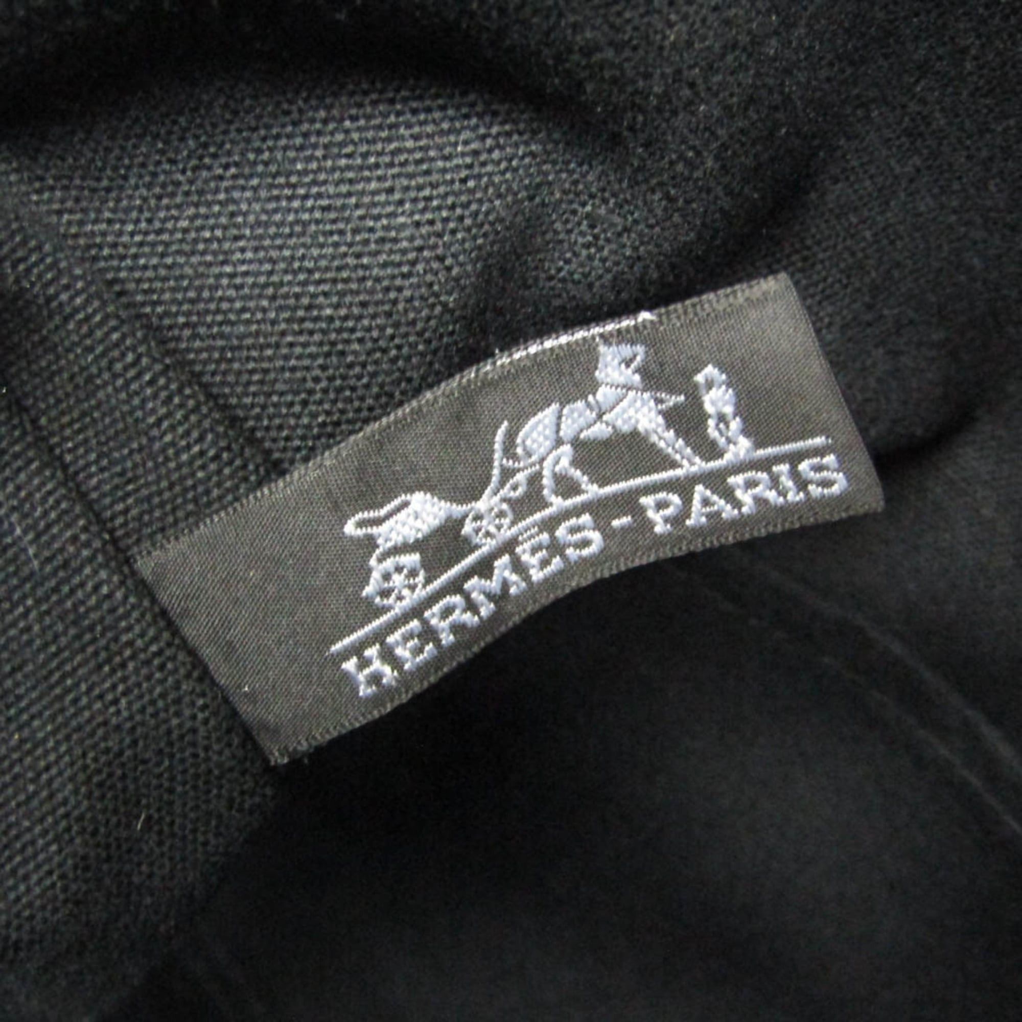 Hermes Hermes Fourre Tout Cabas Women,Men Cotton Canvas Tote Bag Black Size ONE SIZE - 10 Thumbnail