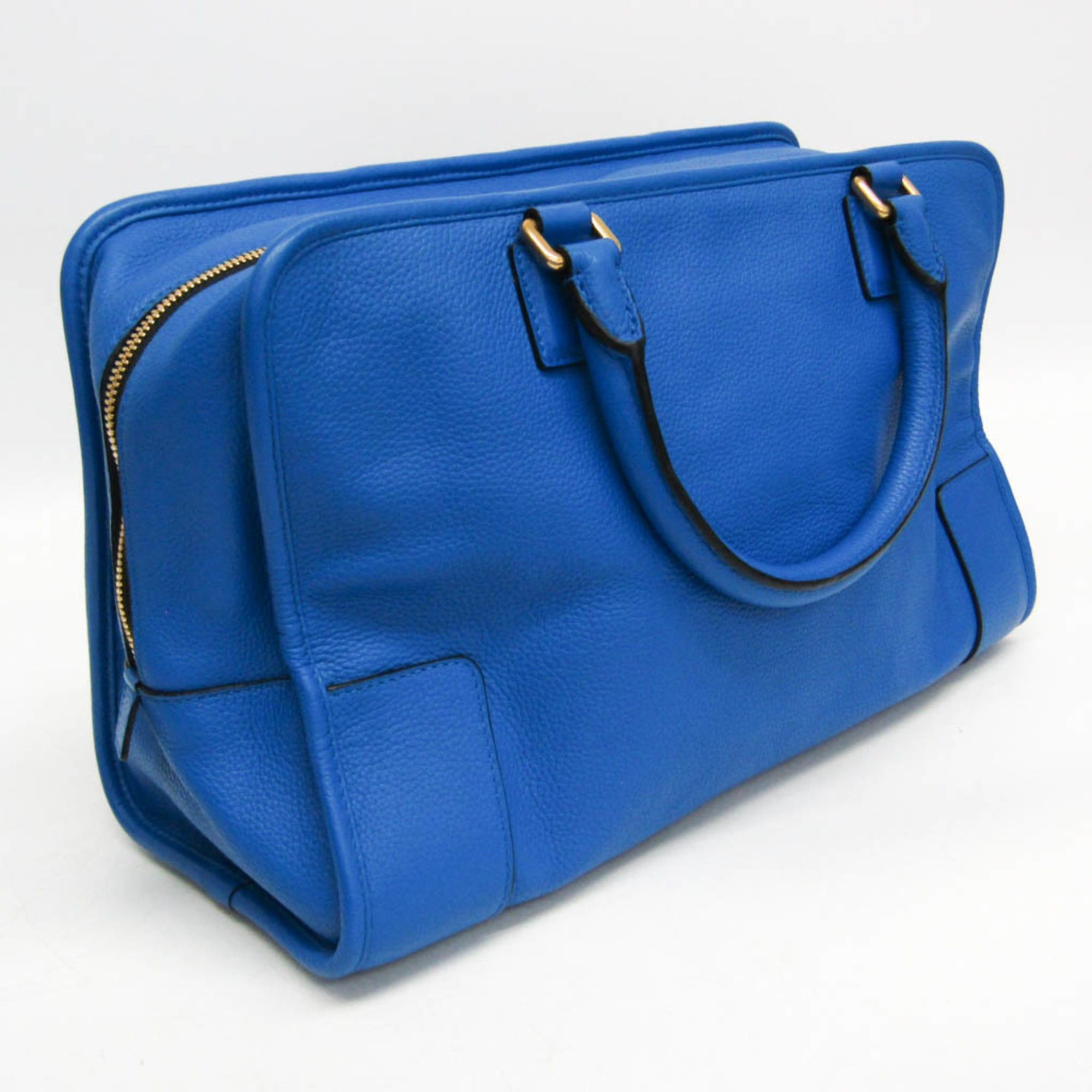 Loewe Loewe Amazona 36 Limited Edition 352.34.AA22 Women's Leather Handbag Blue Size ONE SIZE - 7 Thumbnail