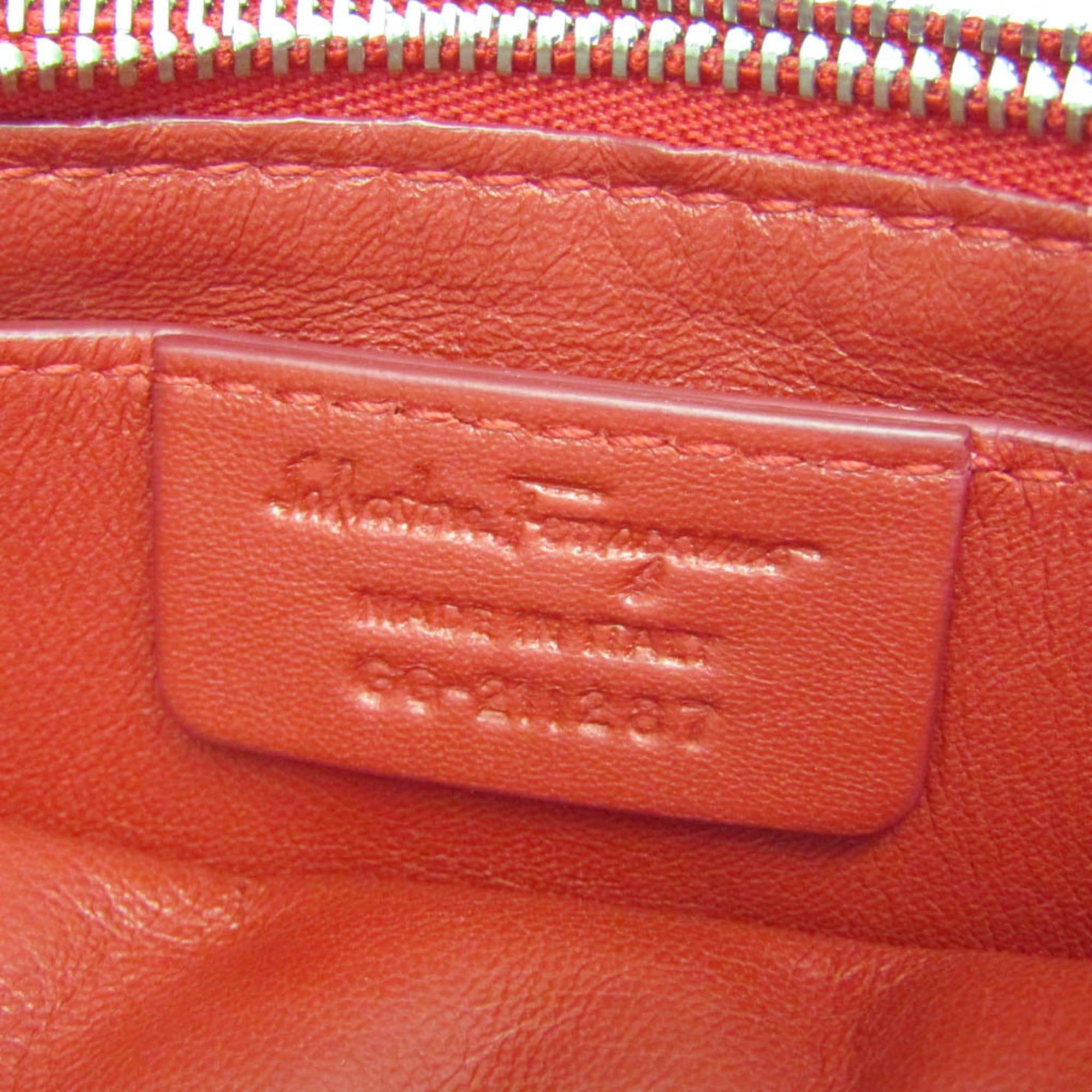 Salvatore Ferragamo Salvatore Ferragamo VIVA Bow GG-21 I287 Women's Leather Shoulder Bag Red Color Size ONE SIZE - 14 Thumbnail