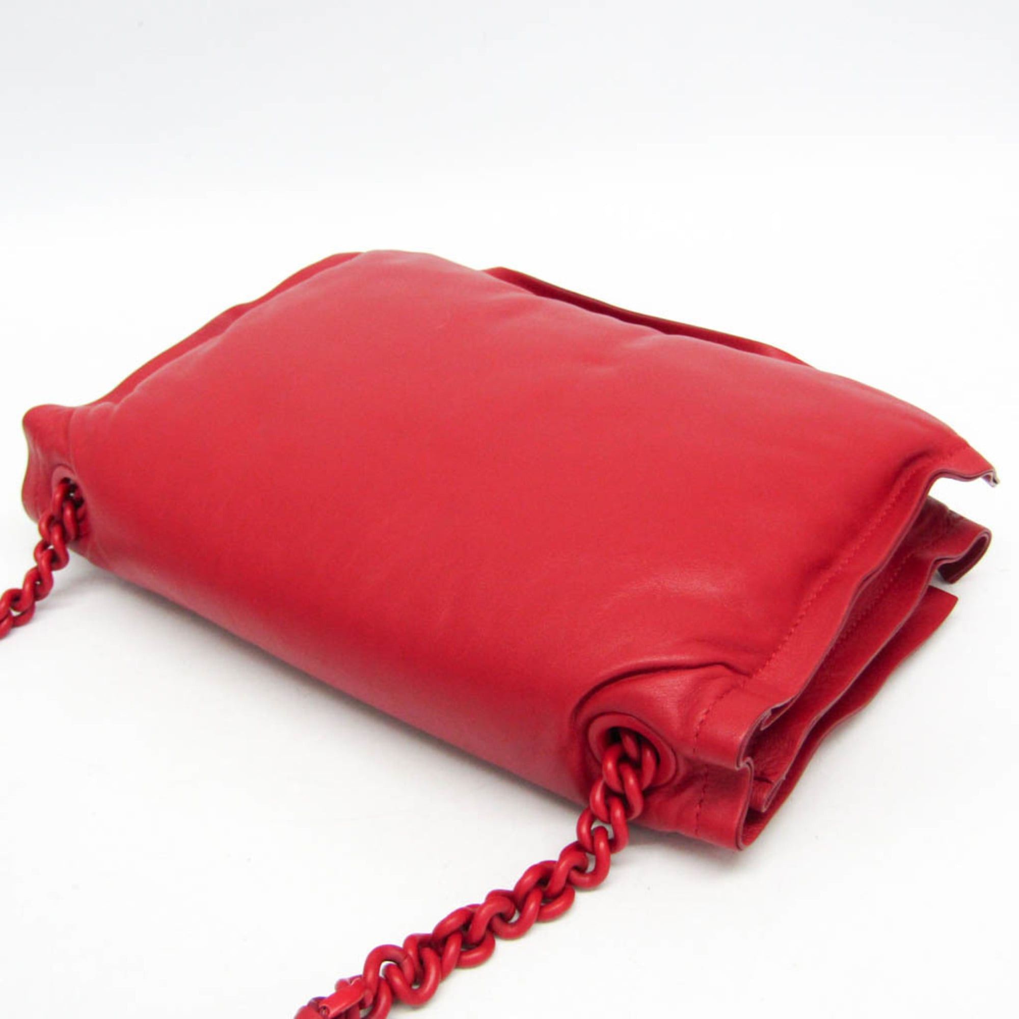 Salvatore Ferragamo Salvatore Ferragamo VIVA Bow GG-21 I287 Women's Leather Shoulder Bag Red Color Size ONE SIZE - 6 Thumbnail