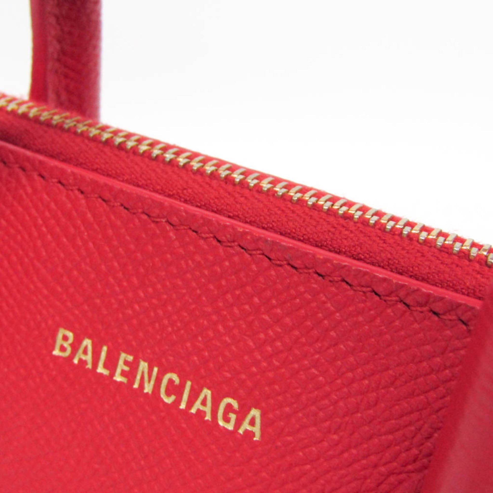 Balenciaga Balenciaga VILLE Top Handle XXS 525050 Women's Leather Handbag,Shoulder Bag Red Color Size ONE SIZE - 6 Thumbnail