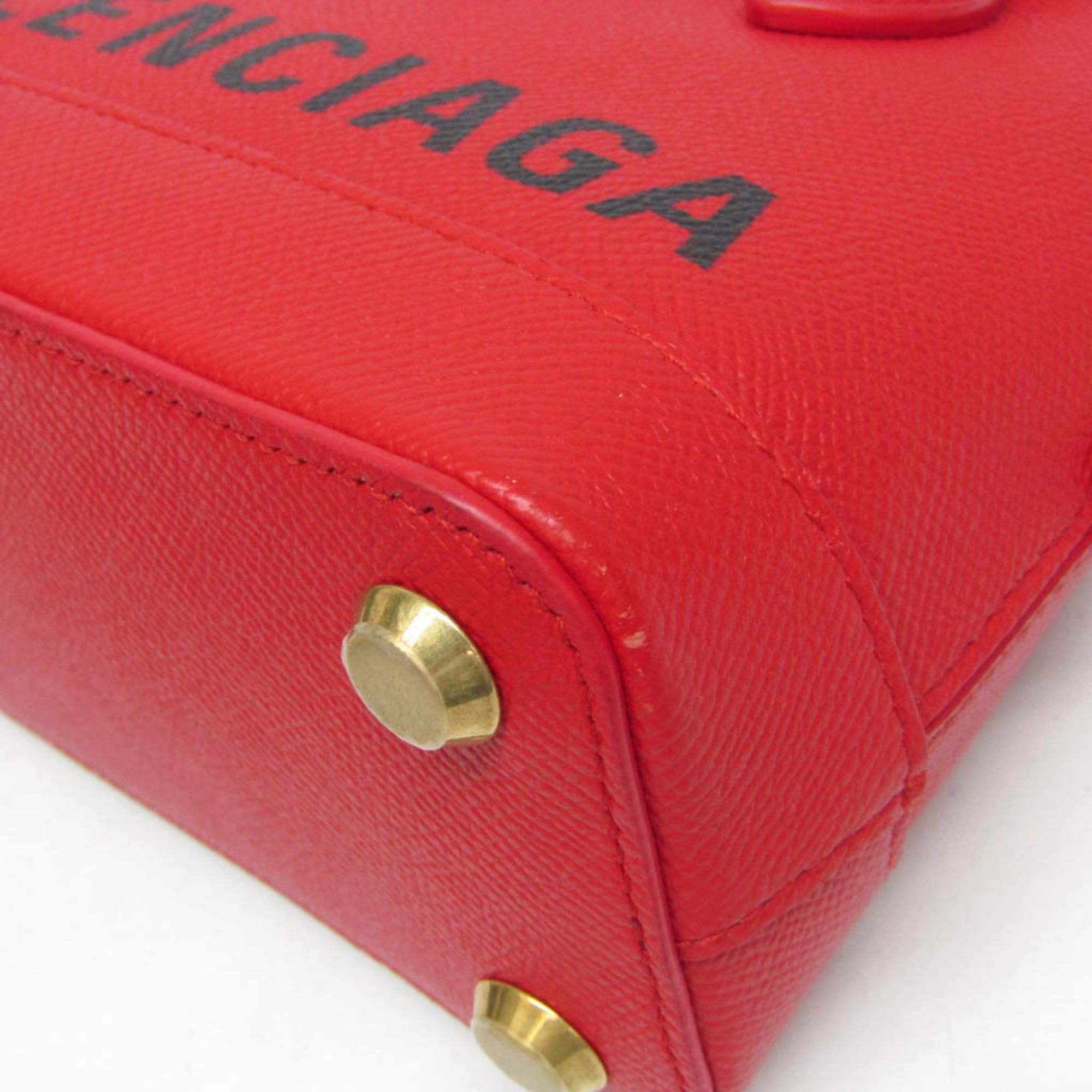 Balenciaga Balenciaga VILLE Top Handle XXS 525050 Women's Leather Handbag,Shoulder Bag Red Color Size ONE SIZE - 5 Thumbnail