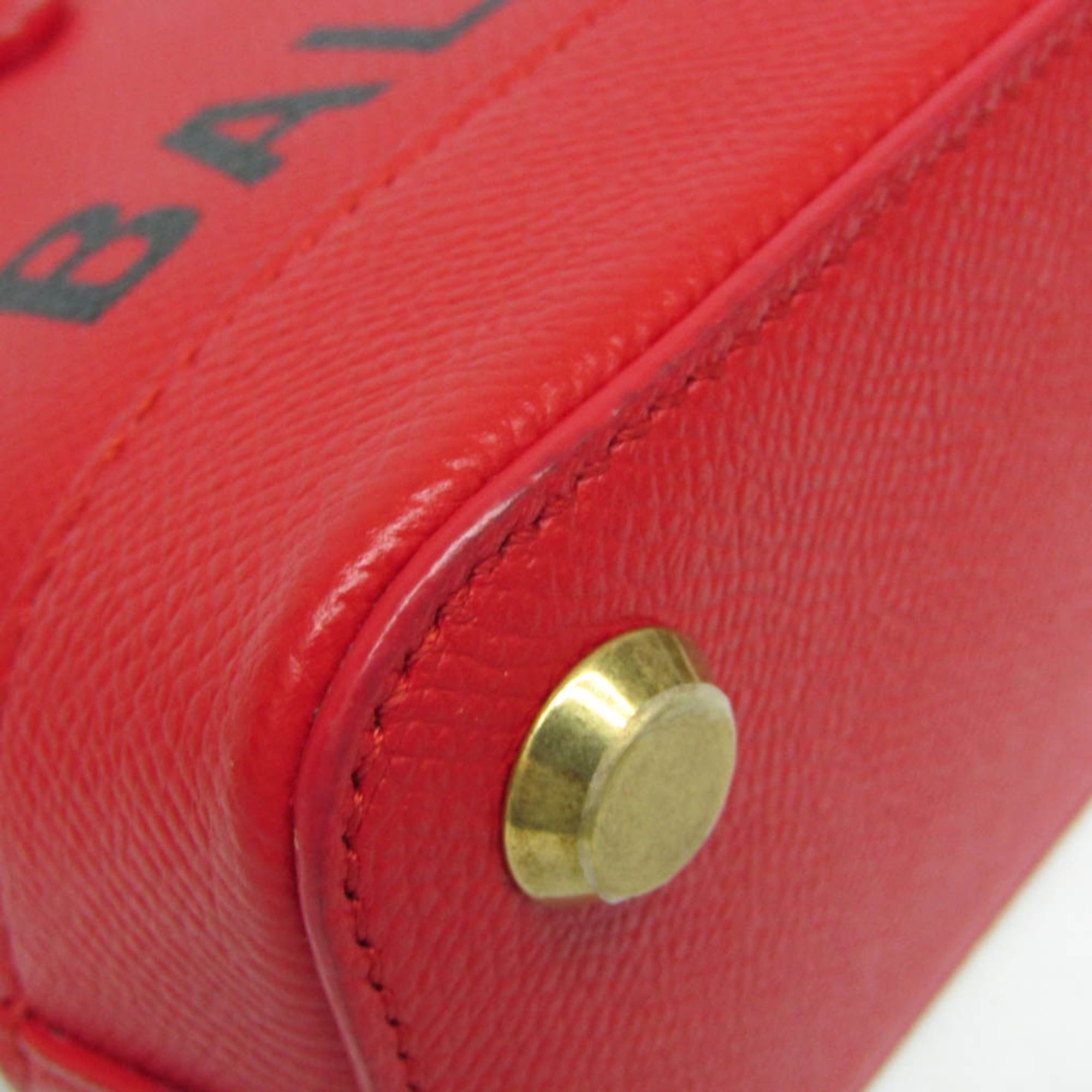 Balenciaga Balenciaga VILLE Top Handle XXS 525050 Women's Leather Handbag,Shoulder Bag Red Color Size ONE SIZE - 4 Thumbnail
