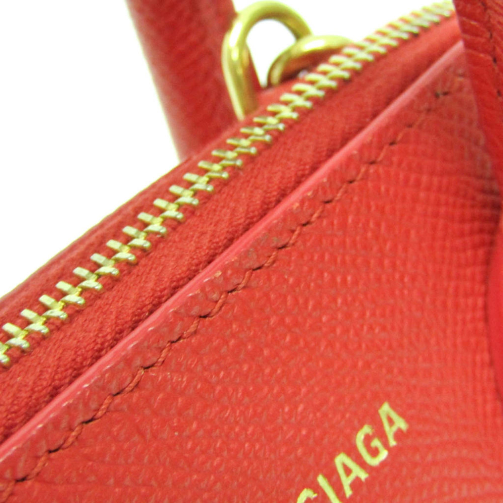 Balenciaga Balenciaga VILLE Top Handle XXS 525050 Women's Leather Handbag,Shoulder Bag Red Color Size ONE SIZE - 12 Thumbnail