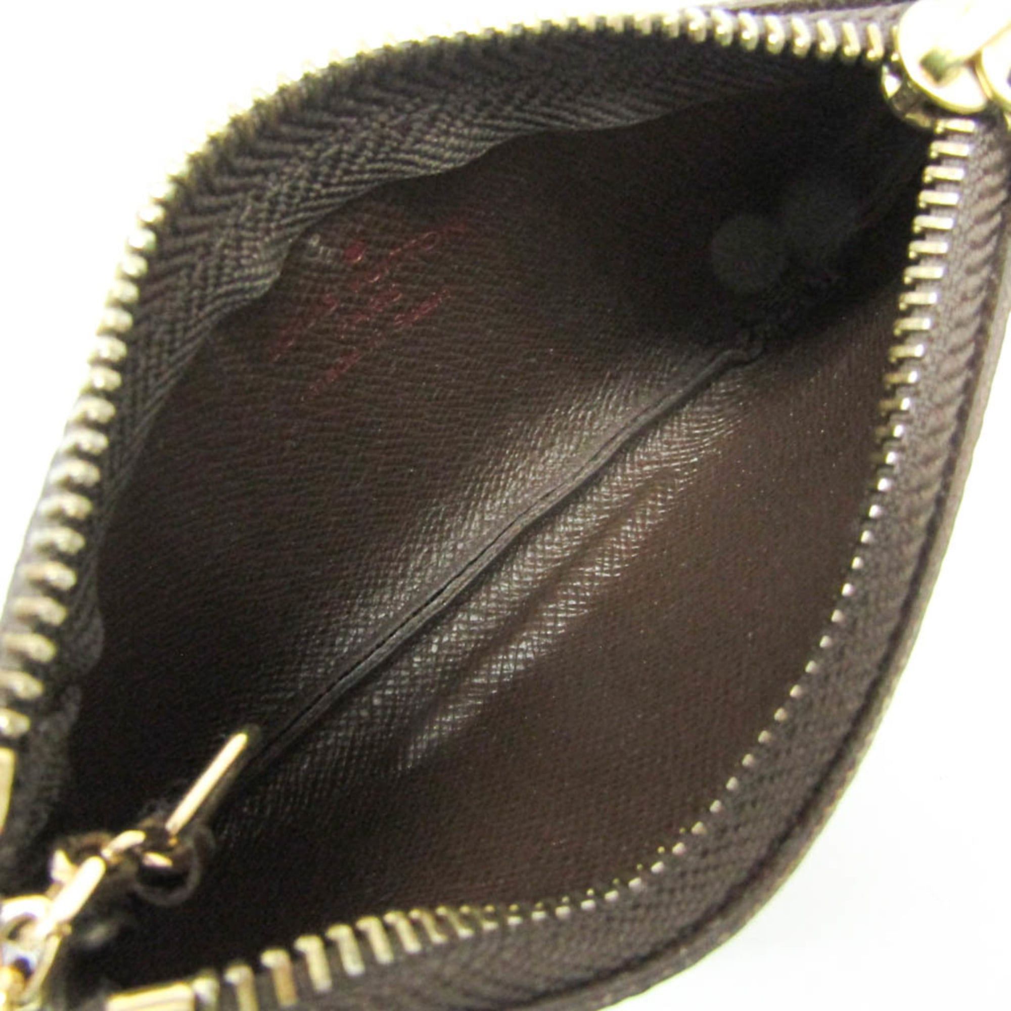 Louis Vuitton Louis Vuitton Damier Key Pouch N62658 Men,Women Damier Canvas Coin Purse/coin Case Brown,Ebene Size ONE SIZE - 3 Thumbnail