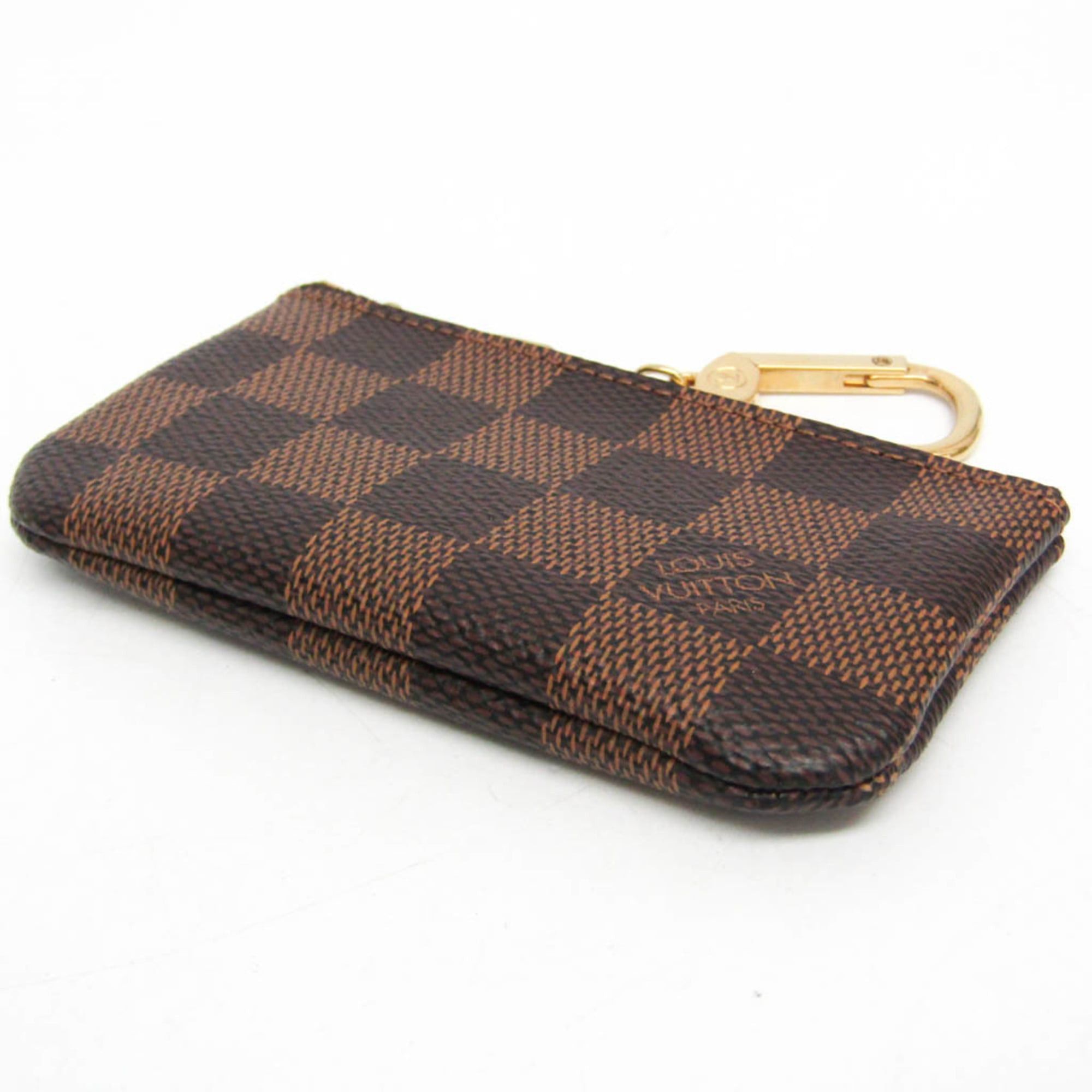 Louis Vuitton Louis Vuitton Damier Key Pouch N62658 Men,Women Damier Canvas Coin Purse/coin Case Brown,Ebene Size ONE SIZE - 4 Thumbnail