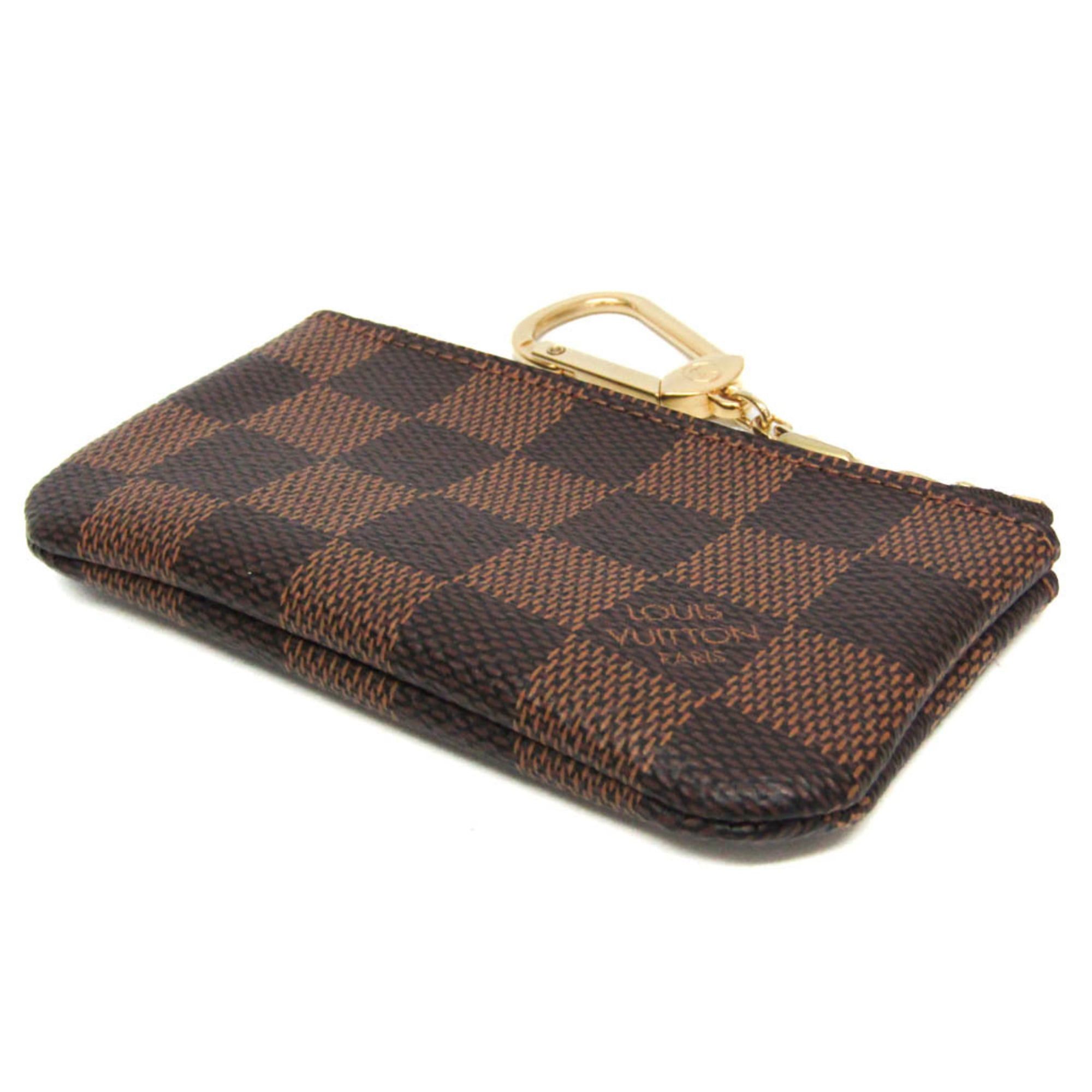Louis Vuitton Louis Vuitton Damier Key Pouch N62658 Men,Women Damier Canvas Coin Purse/coin Case Brown,Ebene Size ONE SIZE - 2 Thumbnail