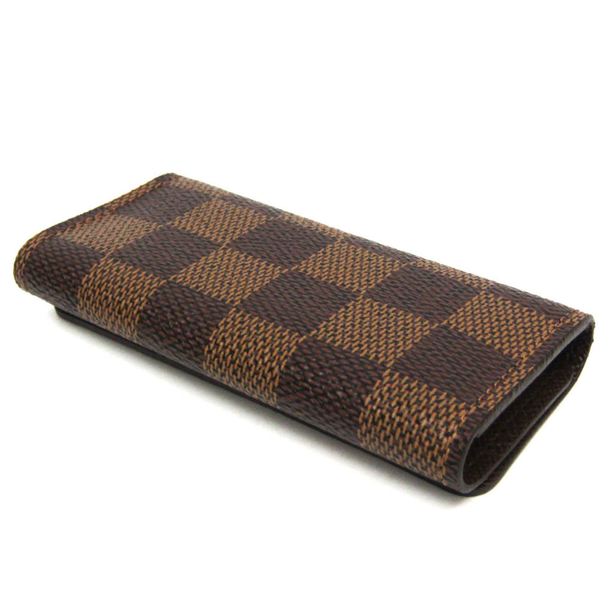 Louis Vuitton Louis Vuitton Damier 4 Key Holder N62631 Men,Women Damier Canvas Key Case Brown Size ONE SIZE - 2 Thumbnail