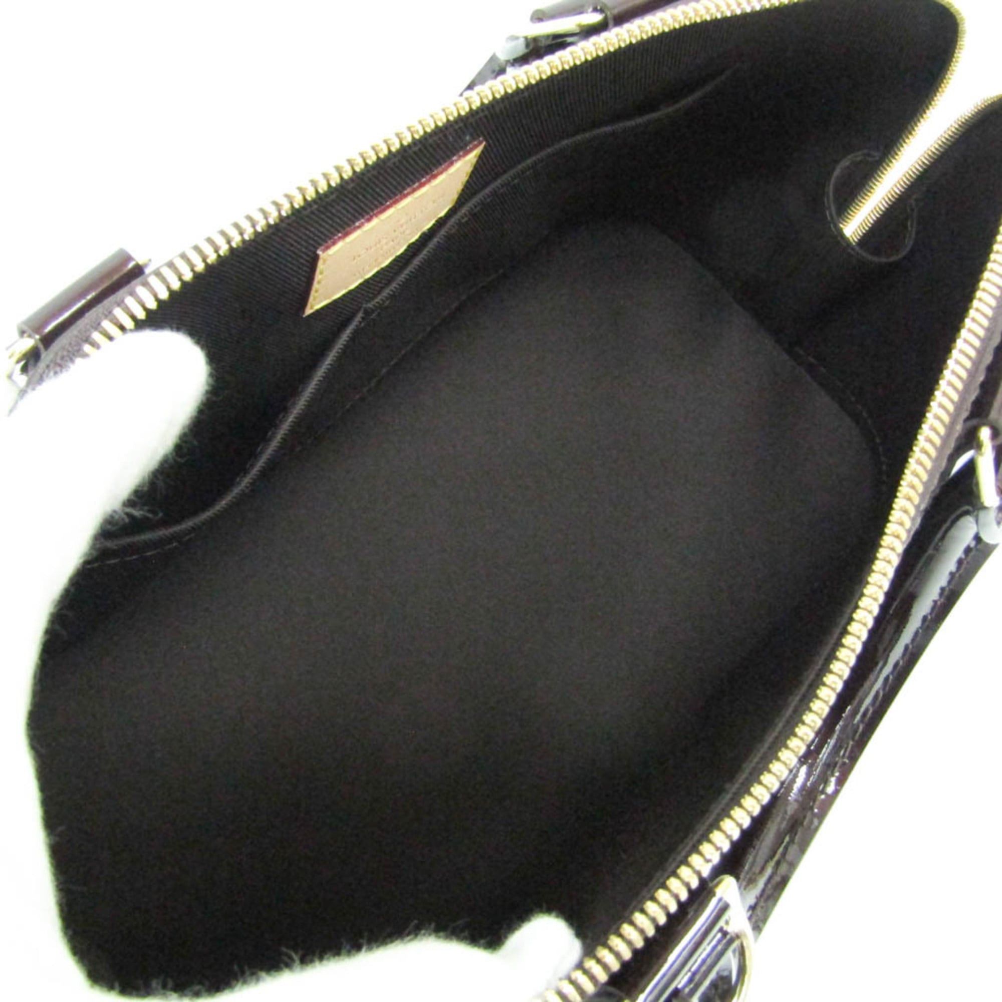 Louis Vuitton Louis Vuitton Monogram Vernis ALMA PM M91611 Women's Handbag Amarante Size ONE SIZE - 4 Thumbnail
