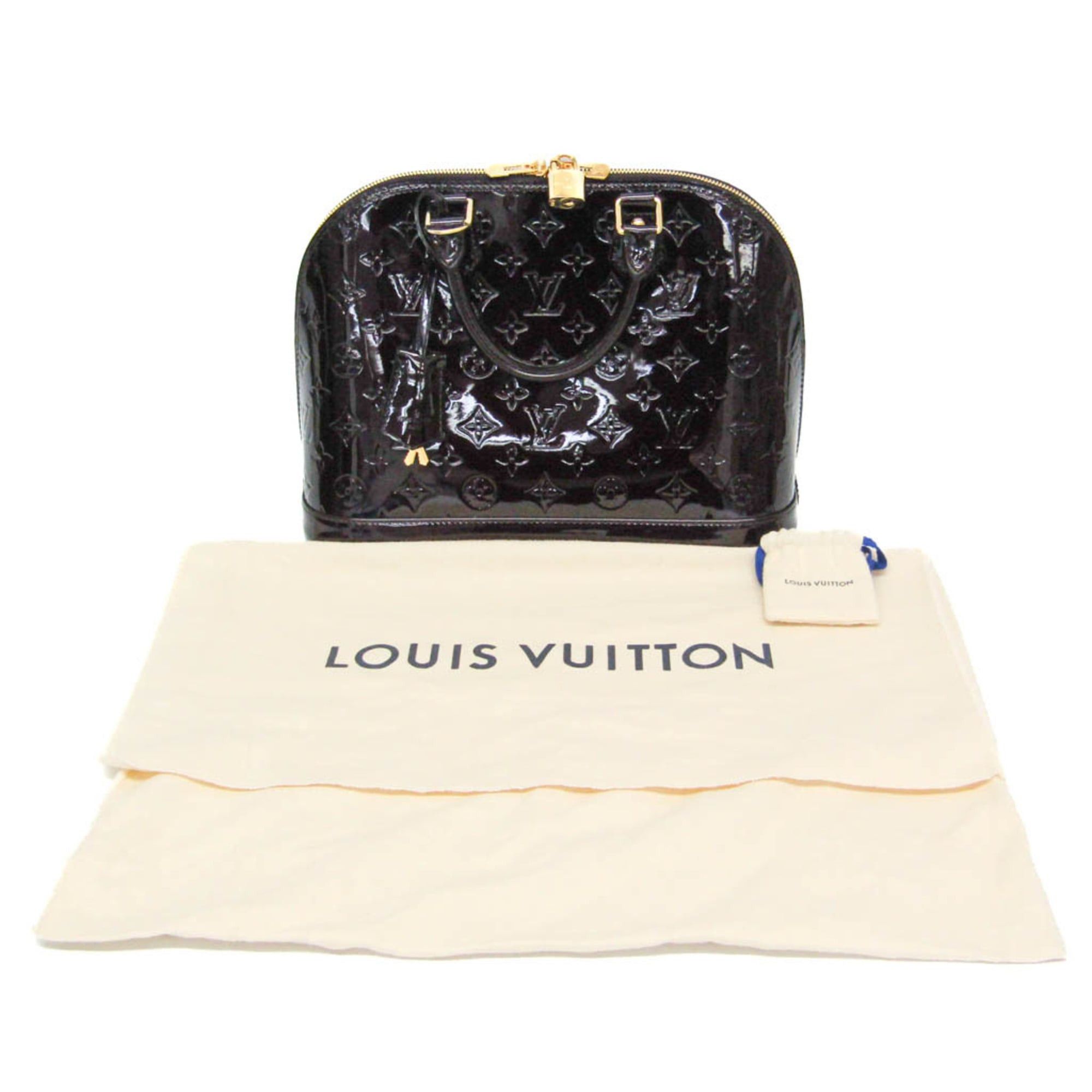 Louis Vuitton Louis Vuitton Monogram Vernis ALMA PM M91611 Women's Handbag Amarante Size ONE SIZE - 2 Thumbnail