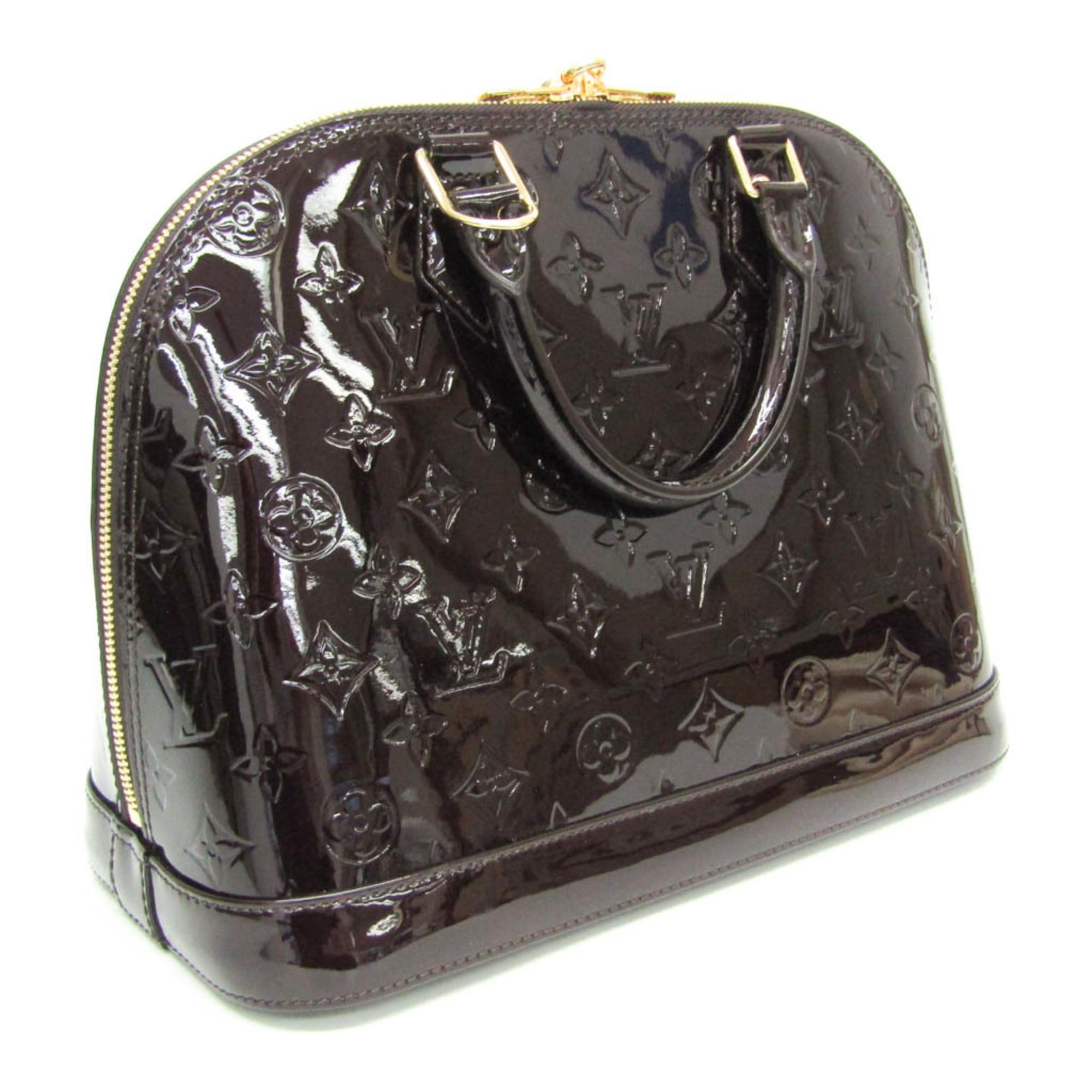 Louis Vuitton Louis Vuitton Monogram Vernis ALMA PM M91611 Women's Handbag Amarante Size ONE SIZE - 6 Thumbnail