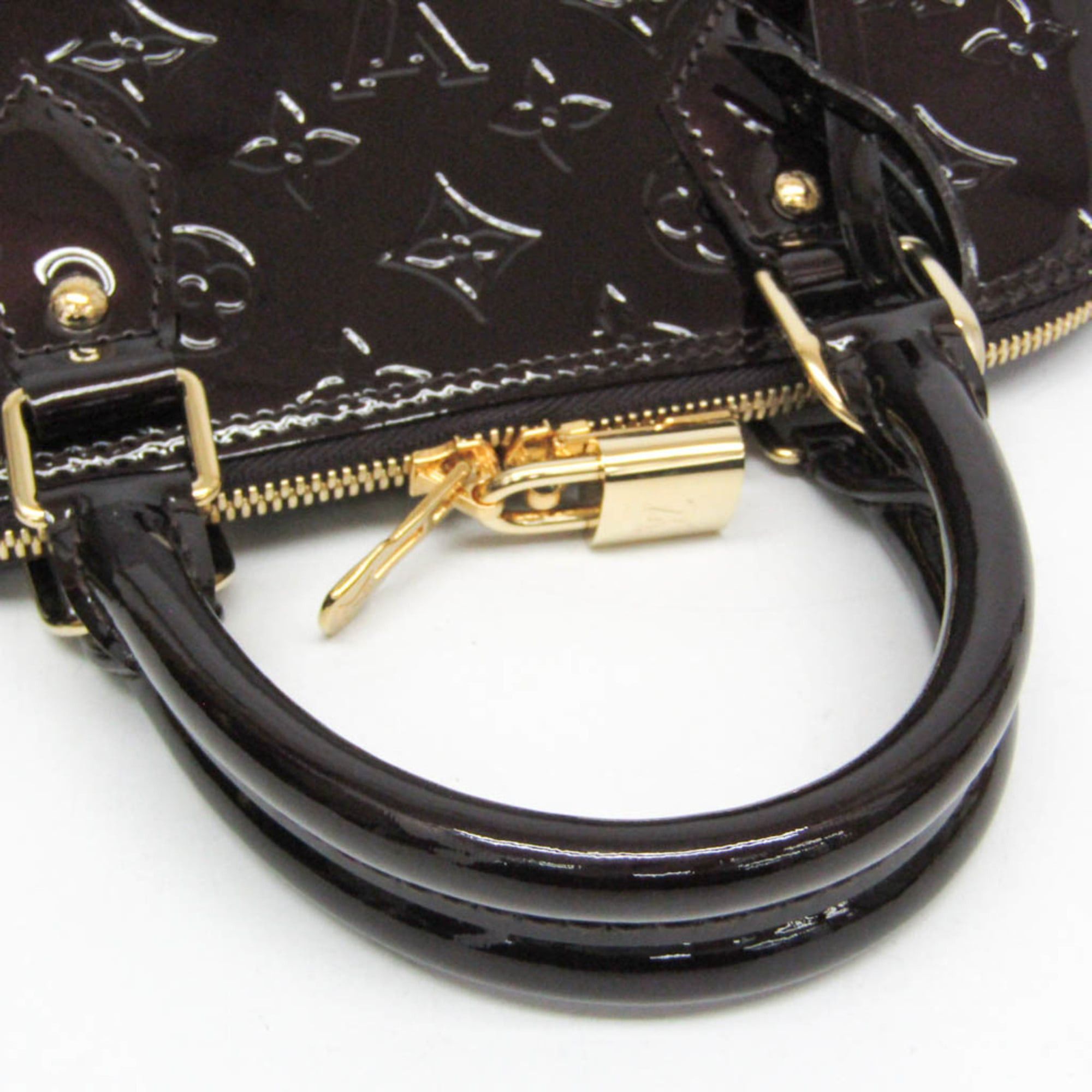 Louis Vuitton Louis Vuitton Monogram Vernis ALMA PM M91611 Women's Handbag Amarante Size ONE SIZE - 8 Thumbnail