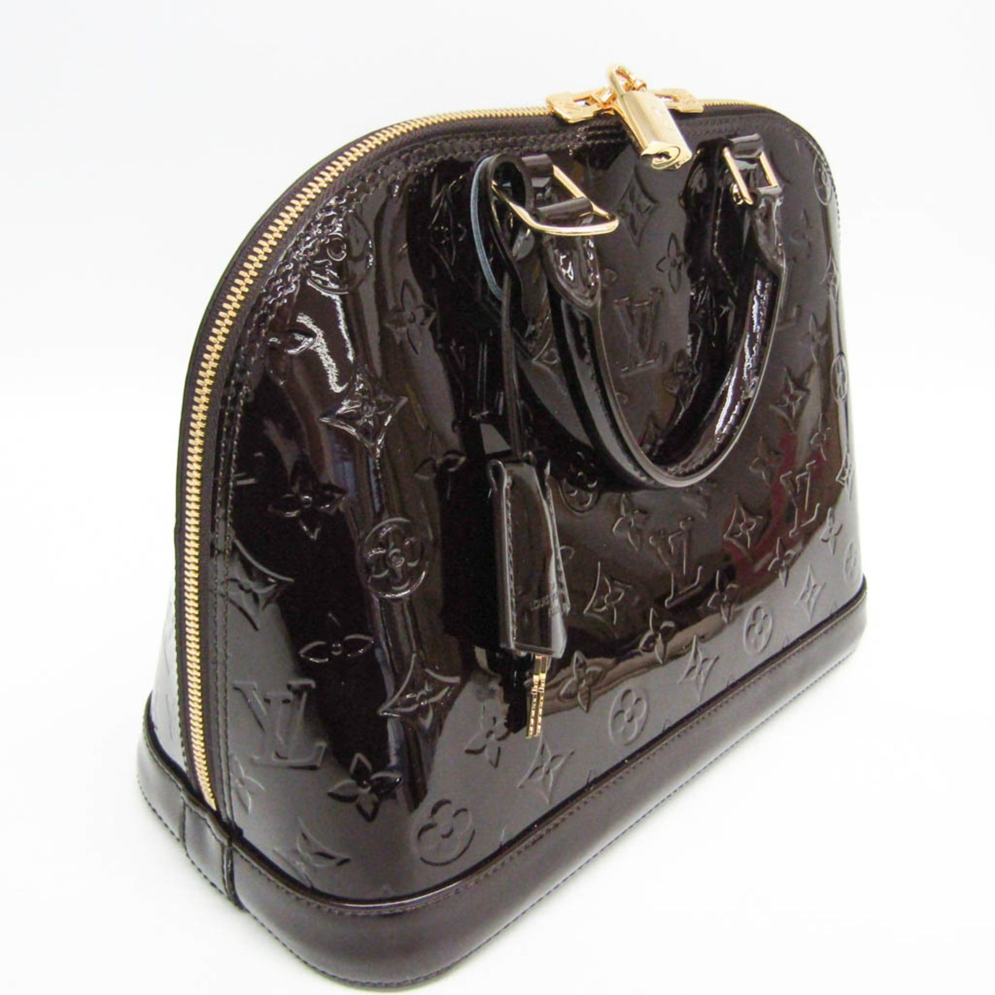 Louis Vuitton Louis Vuitton Monogram Vernis ALMA PM M91611 Women's Handbag Amarante Size ONE SIZE - 7 Thumbnail