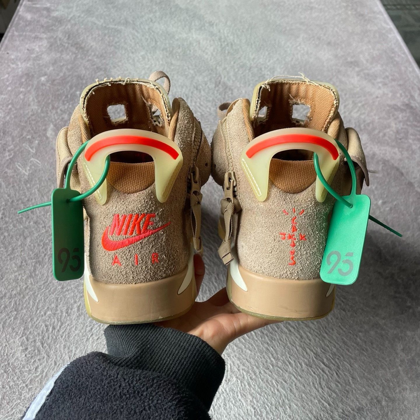 Nike Nike AJ6 Collab Beige Lowtop Sneakers 45 Men Size US 11.5 / EU 44-45 - 3 Thumbnail