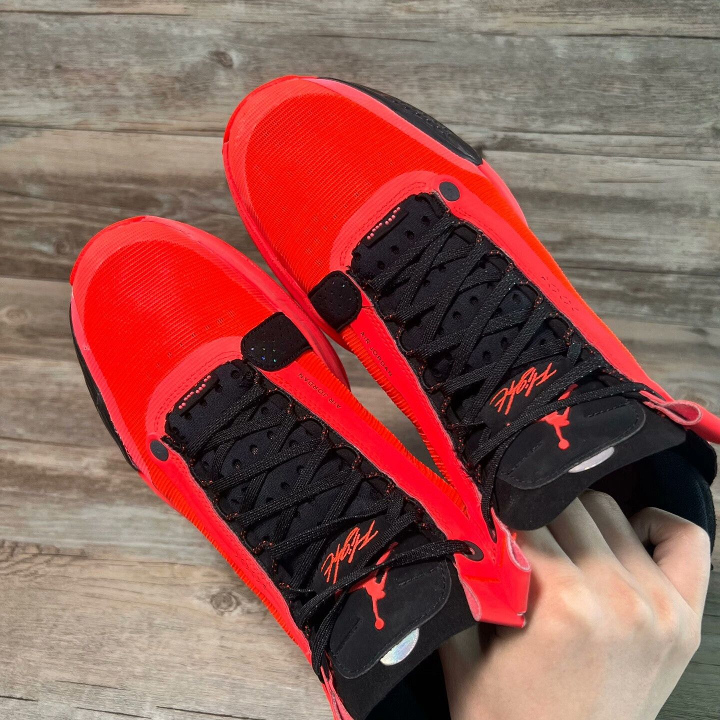 Nike Nike AJ34 Red Lowtop Sneakers 34 Men Size US 5 / EU 37 - 5 Thumbnail