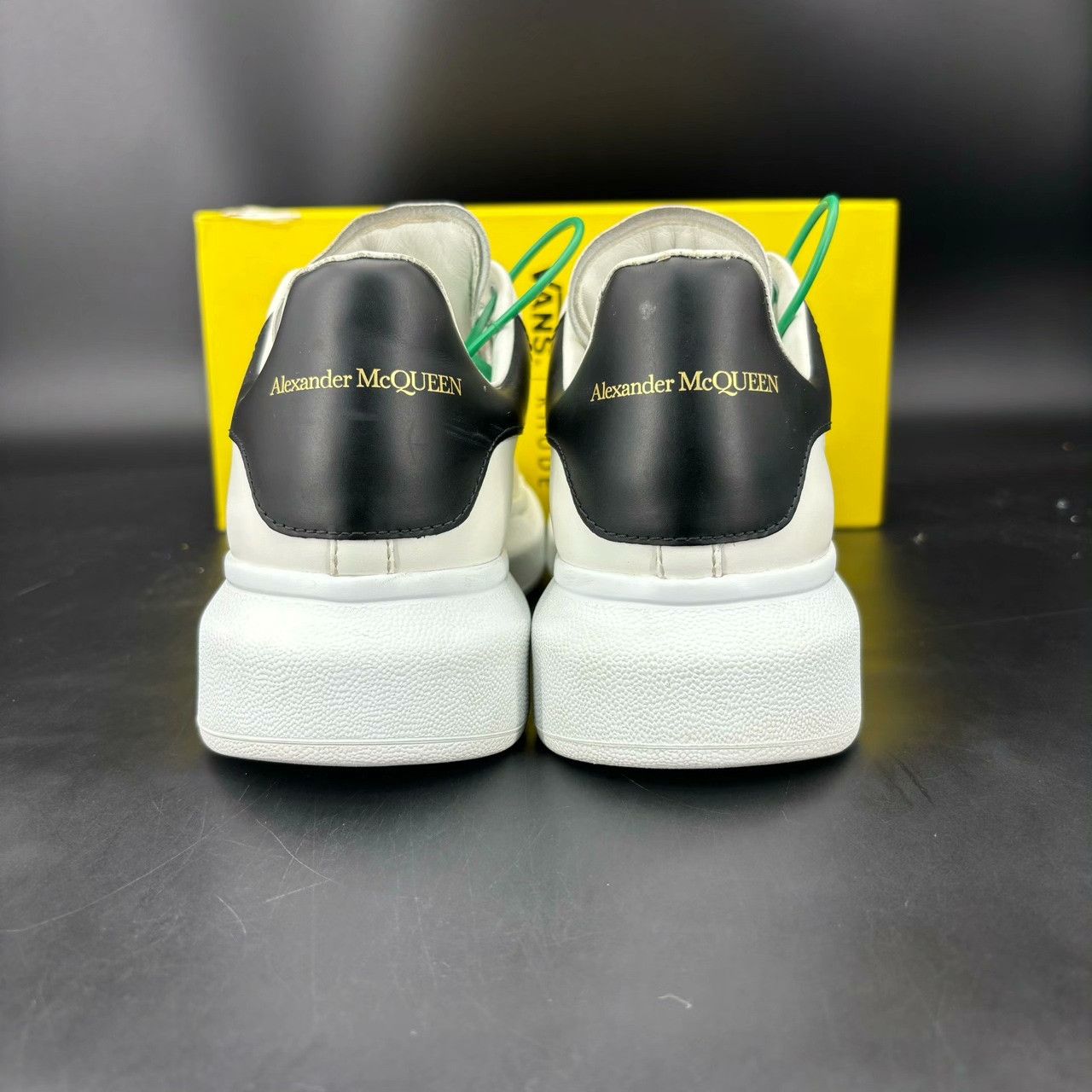 Alexander McQueen Alexander McQueen Leather Black Lowtop Sneakers 40 Men Size US 7.5 / EU 40-41 - 5 Thumbnail