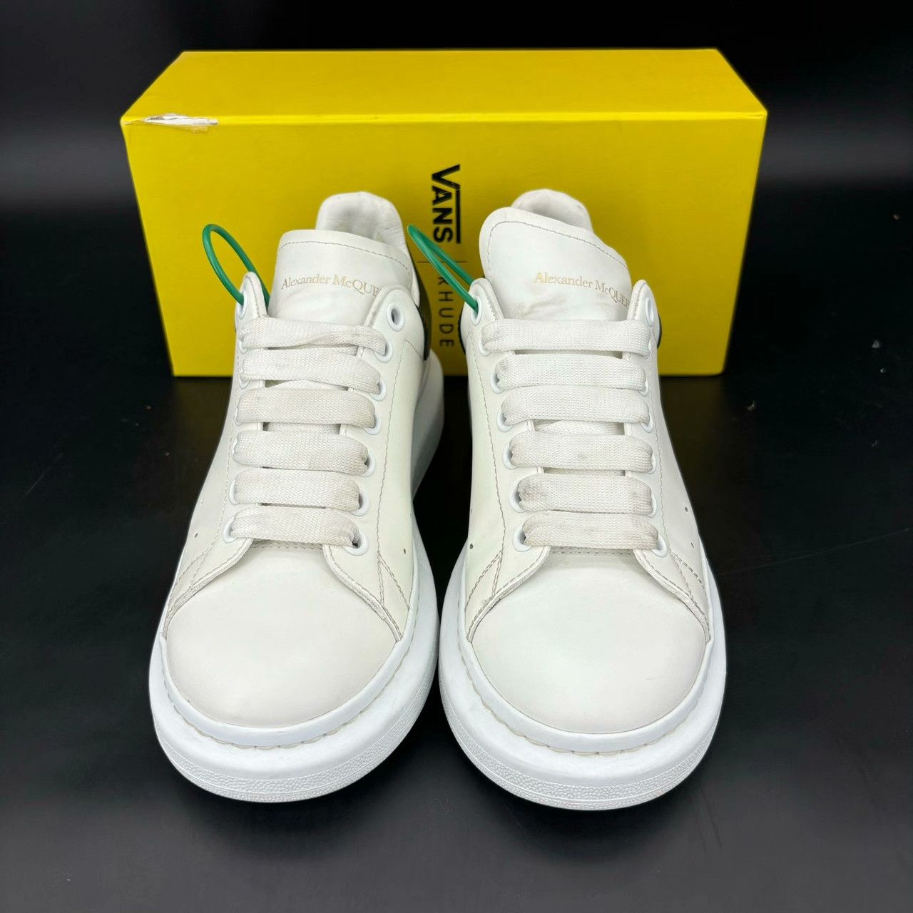 Alexander McQueen Alexander McQueen Leather Black Lowtop Sneakers 40 Men Size US 7.5 / EU 40-41 - 6 Thumbnail