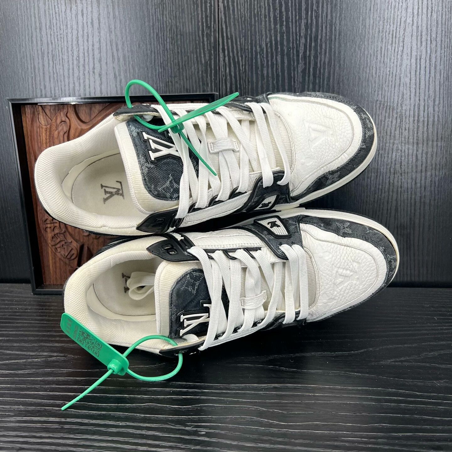 Louis Vuitton Louis Vuitton Training Denim Black Lowtop Sneakers 41 Men Size US 8.5 / EU 41-42 - 8 Thumbnail