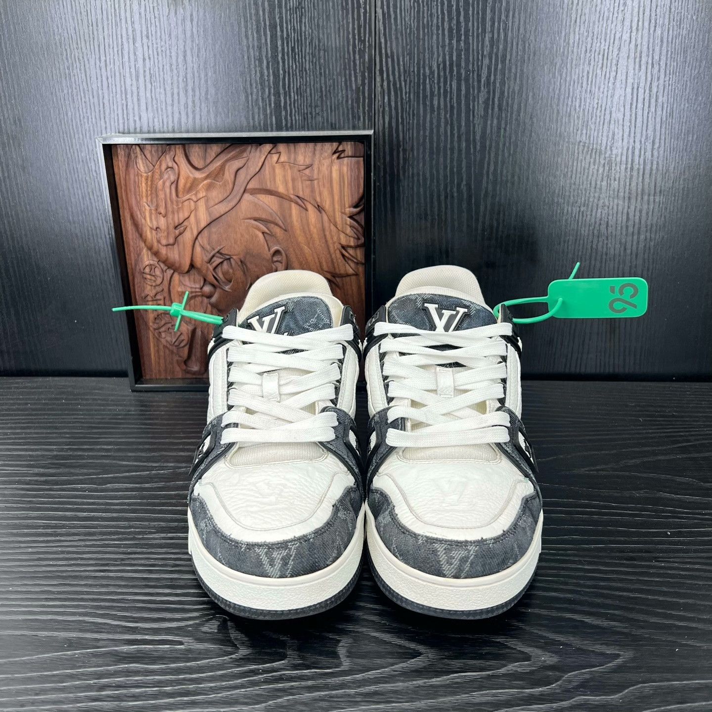 Louis Vuitton Louis Vuitton Training Denim Black Lowtop Sneakers 41 Men Size US 8.5 / EU 41-42 - 4 Thumbnail