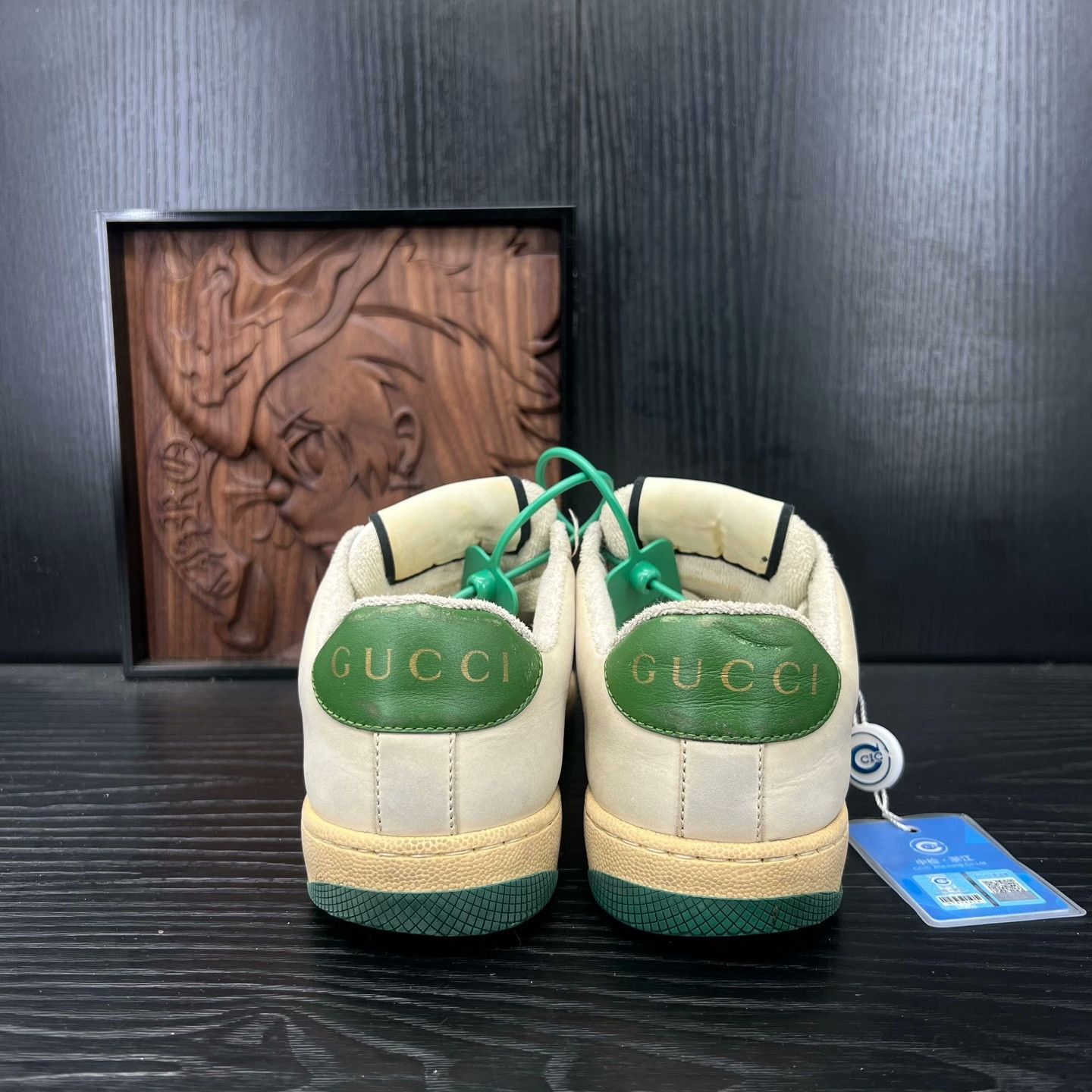 Gucci Gucci Green Lowtop Sneakers 35 Women Size US 5 / IT 35 - 6 Thumbnail