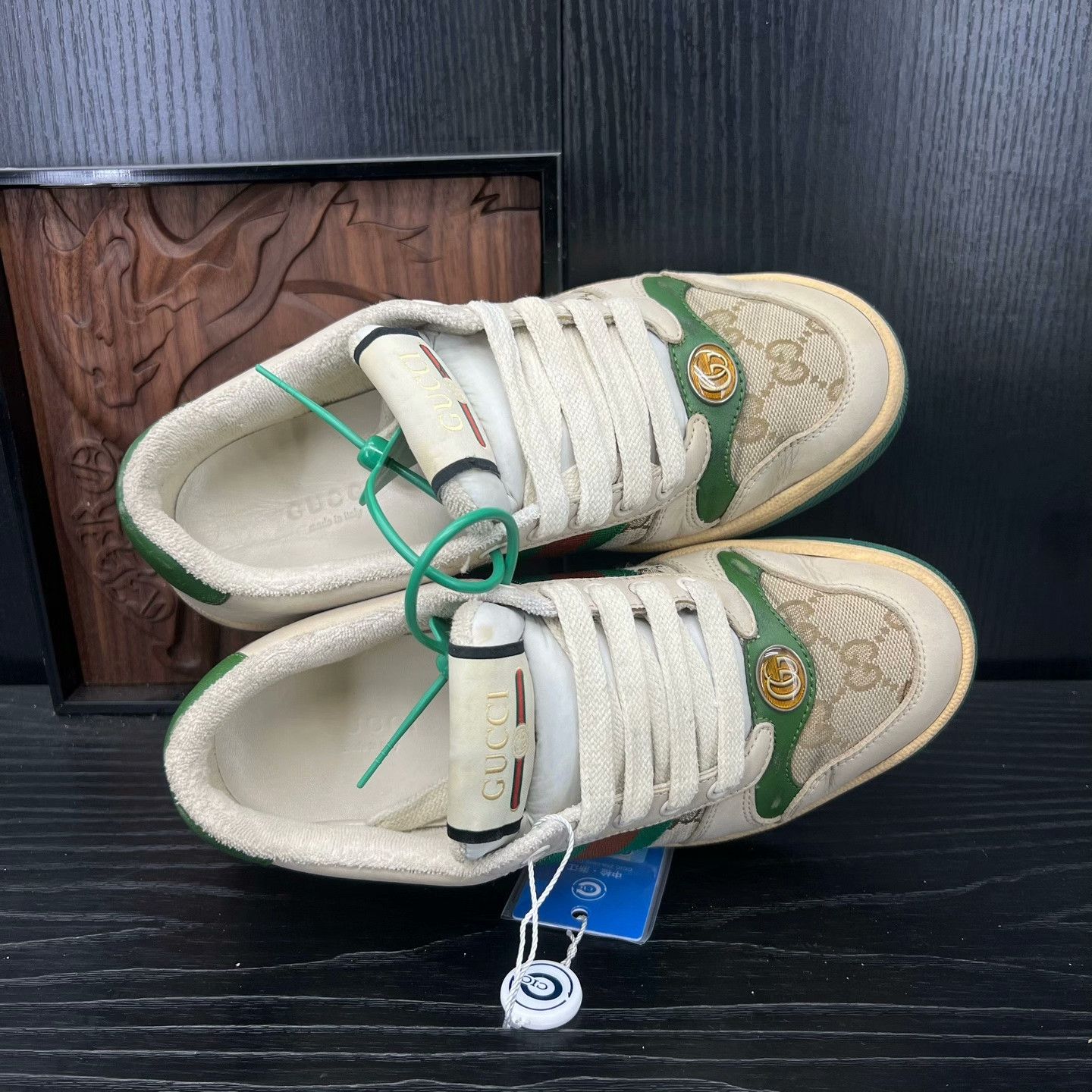 Gucci Gucci Green Lowtop Sneakers 35 Women Size US 5 / IT 35 - 5 Thumbnail