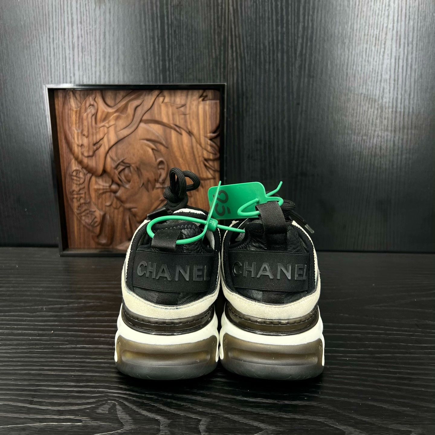 Chanel Chanel Black Lowtop Sneakers S Women Size US 6 / IT 36 - 5 Thumbnail