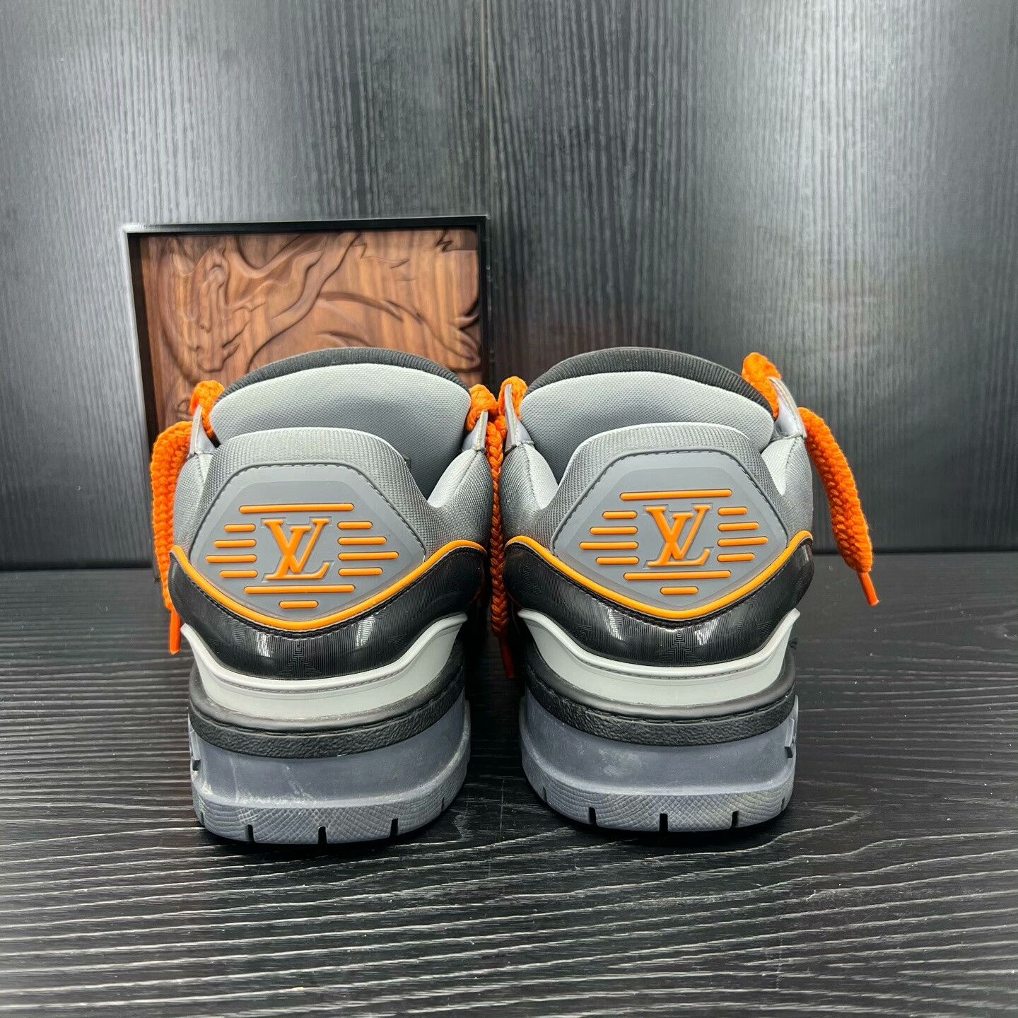 Louis Vuitton Louis Vuitton Training Orange Lowtop Sneakers 43 Men Size US 10 / EU 43 - 5 Thumbnail