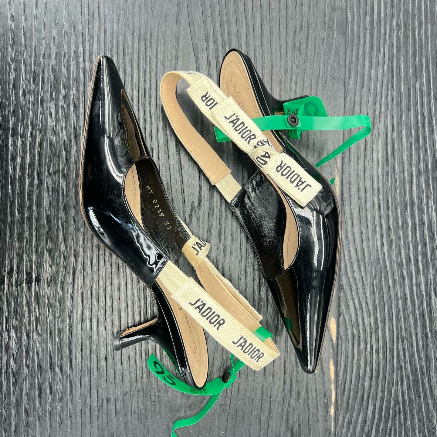 Dior Dior Patent Sandals 37 Women Size US 6.5 / IT 36.5 - 2 Thumbnail