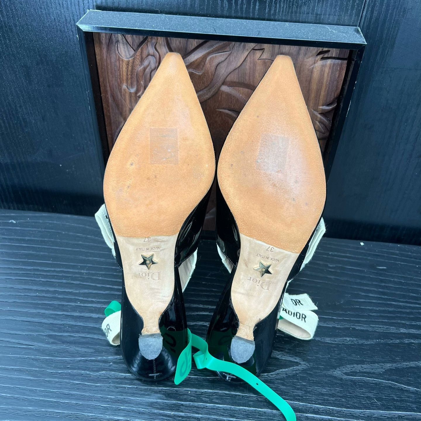 Dior Dior Patent Sandals 37 Women Size US 6.5 / IT 36.5 - 8 Thumbnail
