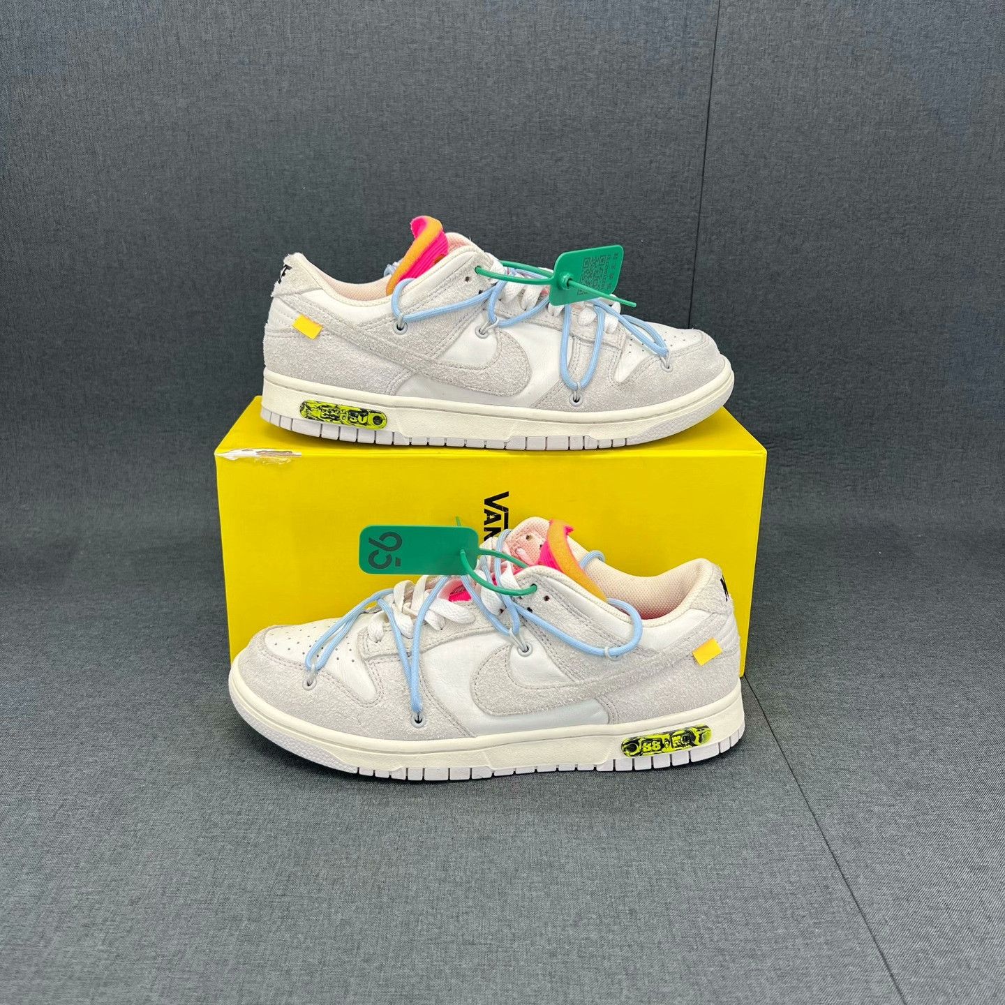 Off-White Off-White DUNK White Lowtop Sneakers 38 Men Size US 6 / EU 39 - 2 Thumbnail