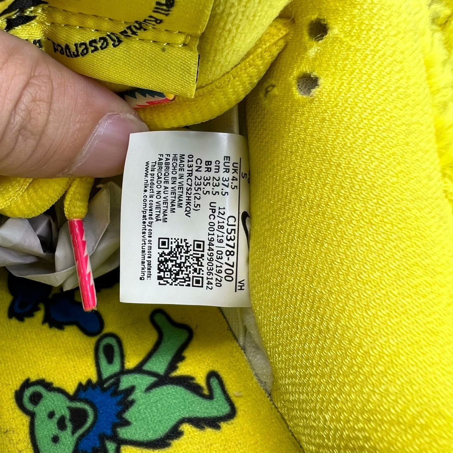 Nike Nike DUNK Yellow Lowtop Sneakers 37 Men Size US 5 / EU 37 - 7 Thumbnail